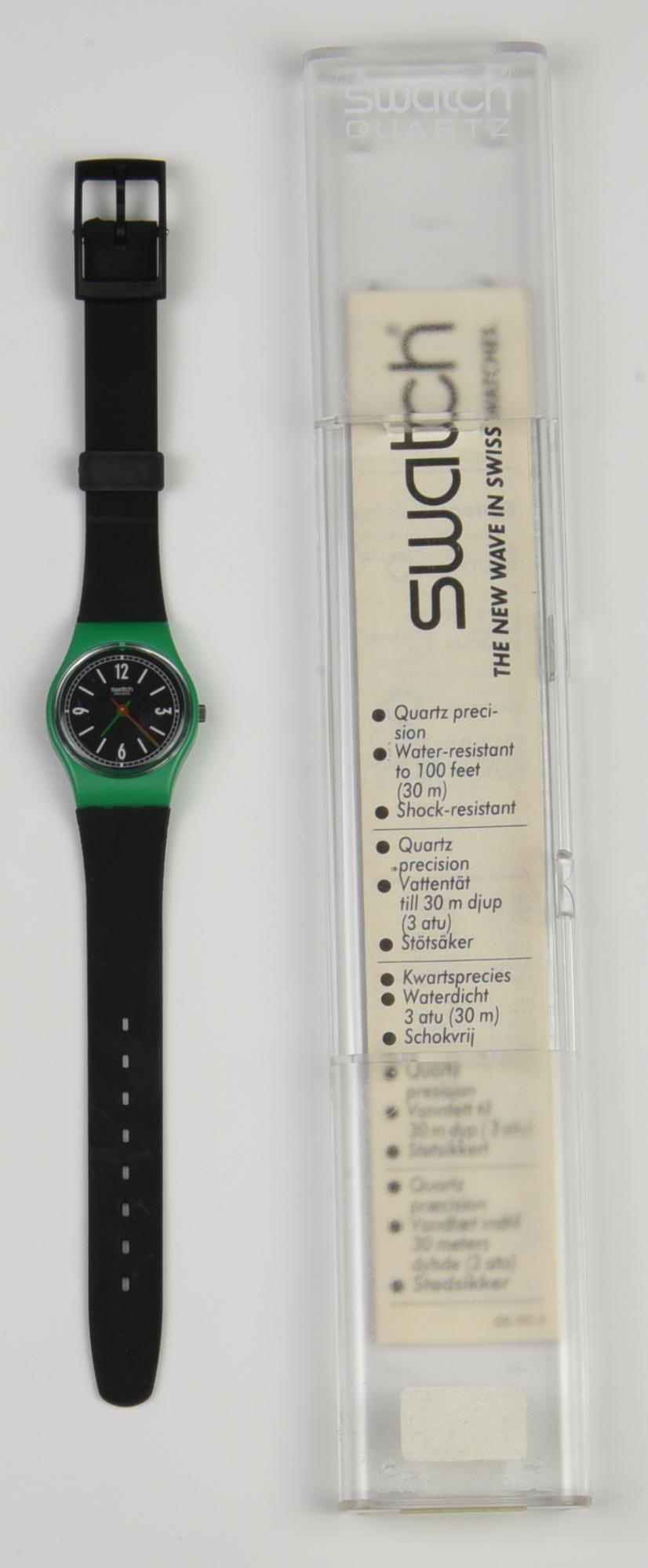 SWATCH MORGANS, 1986 mod. CARLISLE, cod. LG103 Completo di scatola originale,...