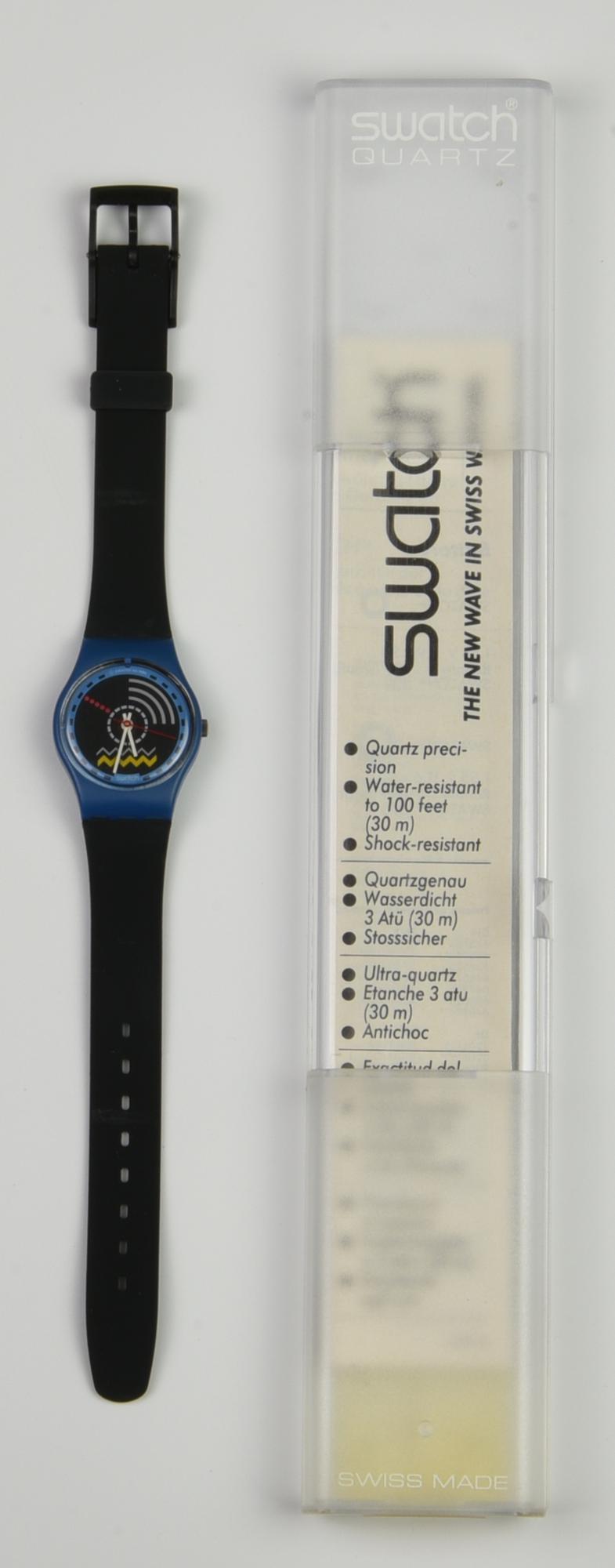 SWATCH KIVA, 1986 mod. RUNNING WATER, cod. LS103 Completo di scatola...