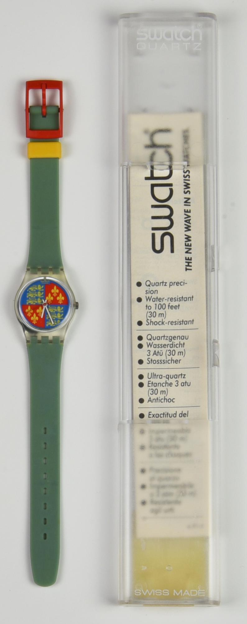 SWATCH COAT OF ARMS, 1986 mod. LIONHEART, cod. LK102 Completo di scatola...