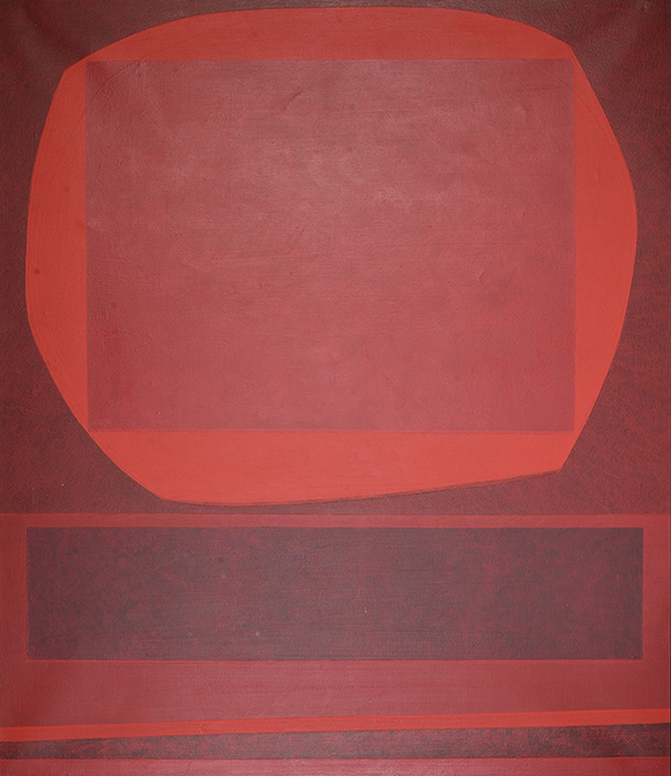 Lucio Battaglia (1929 - 2003) COMPOSIZIONE, 1984 olio su tela, cm 90x80 sul...
