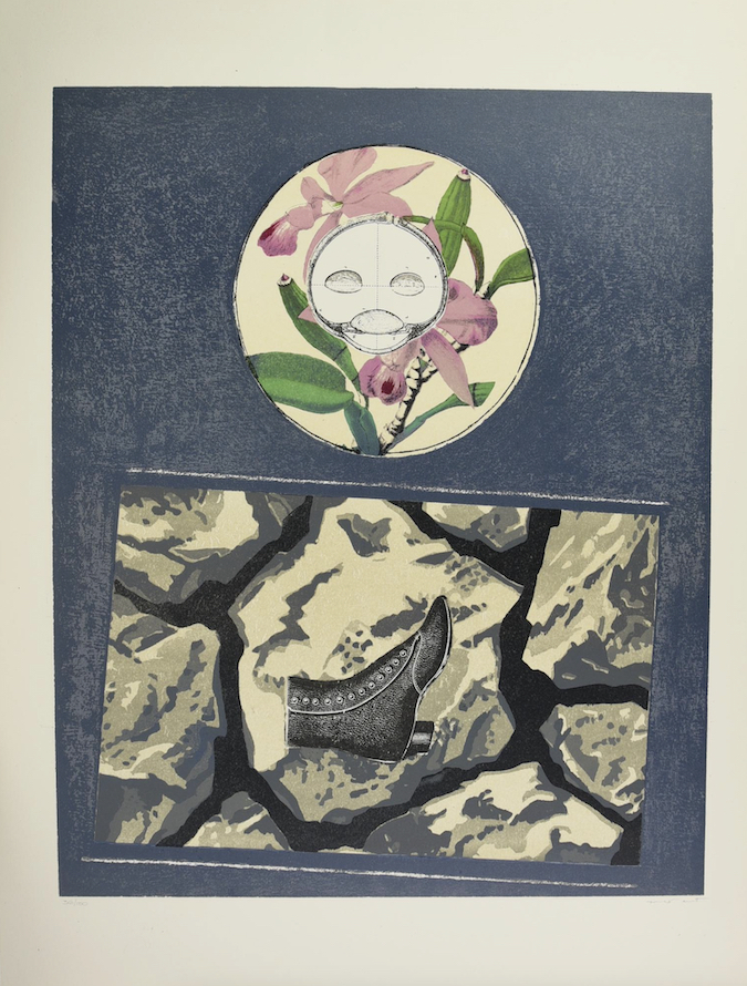 Max Ernst DECHETS D'ATELIER, 1968 fotolitografia su papier chiffon, cm 60x46;...
