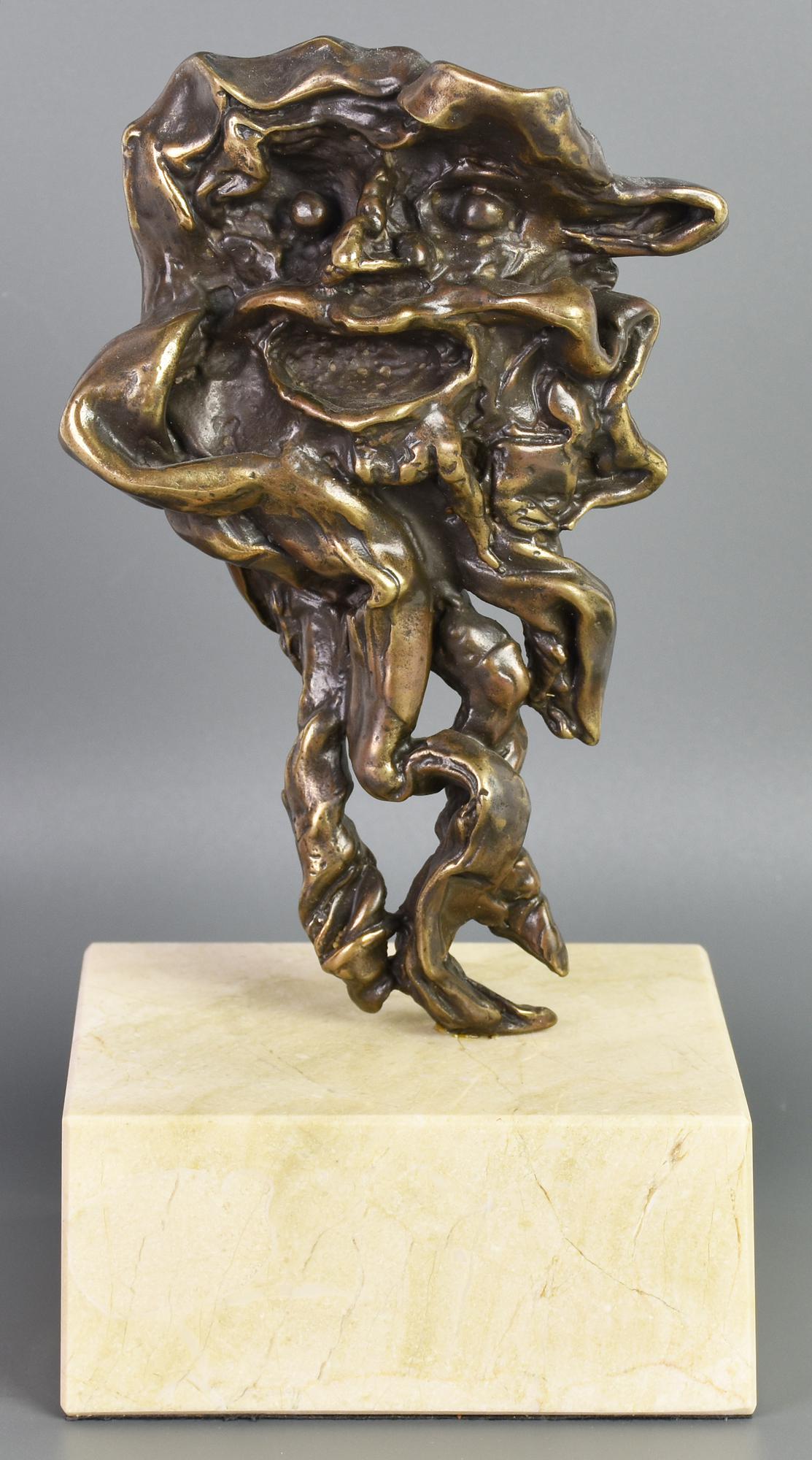 Salvador Dali' FAUNO scultura in bronzo fusione a cera persa, cm 24x11x9; es....