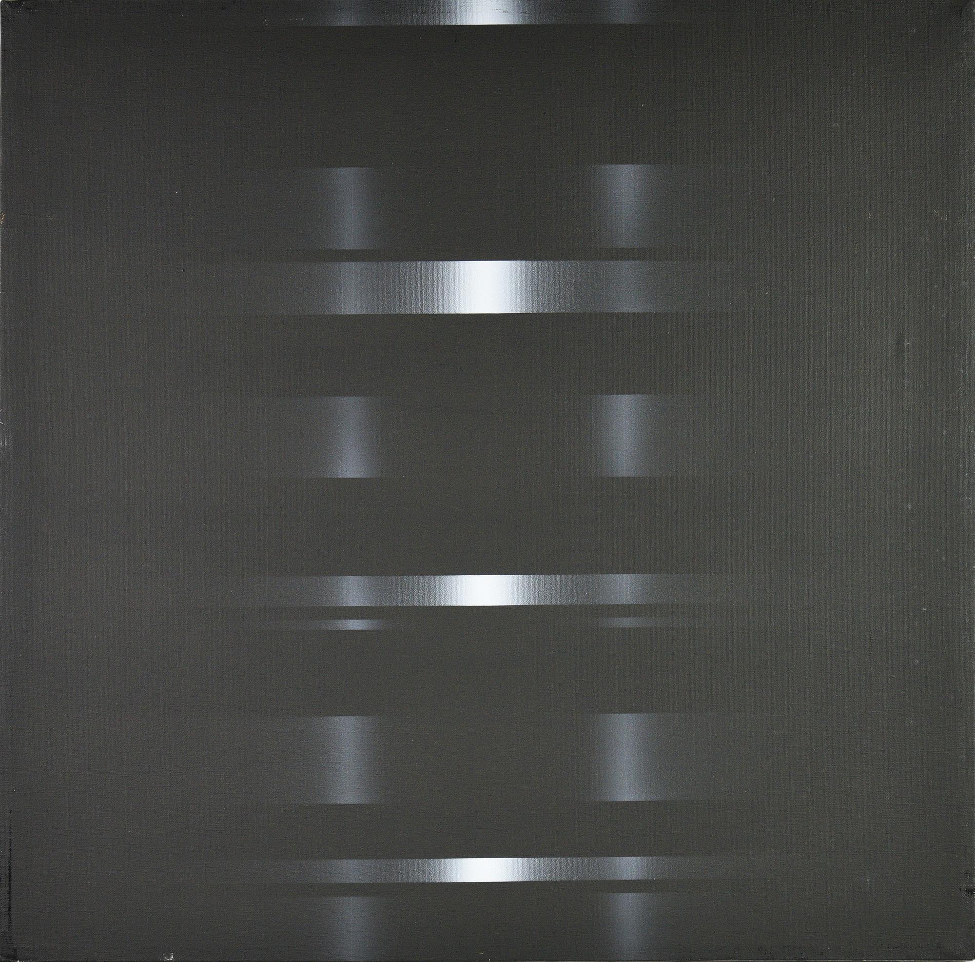 Ennio Finzi (1931) VIBRAZIONE LUCE, 1976 acrilico su tela, cm 65x65 sul...