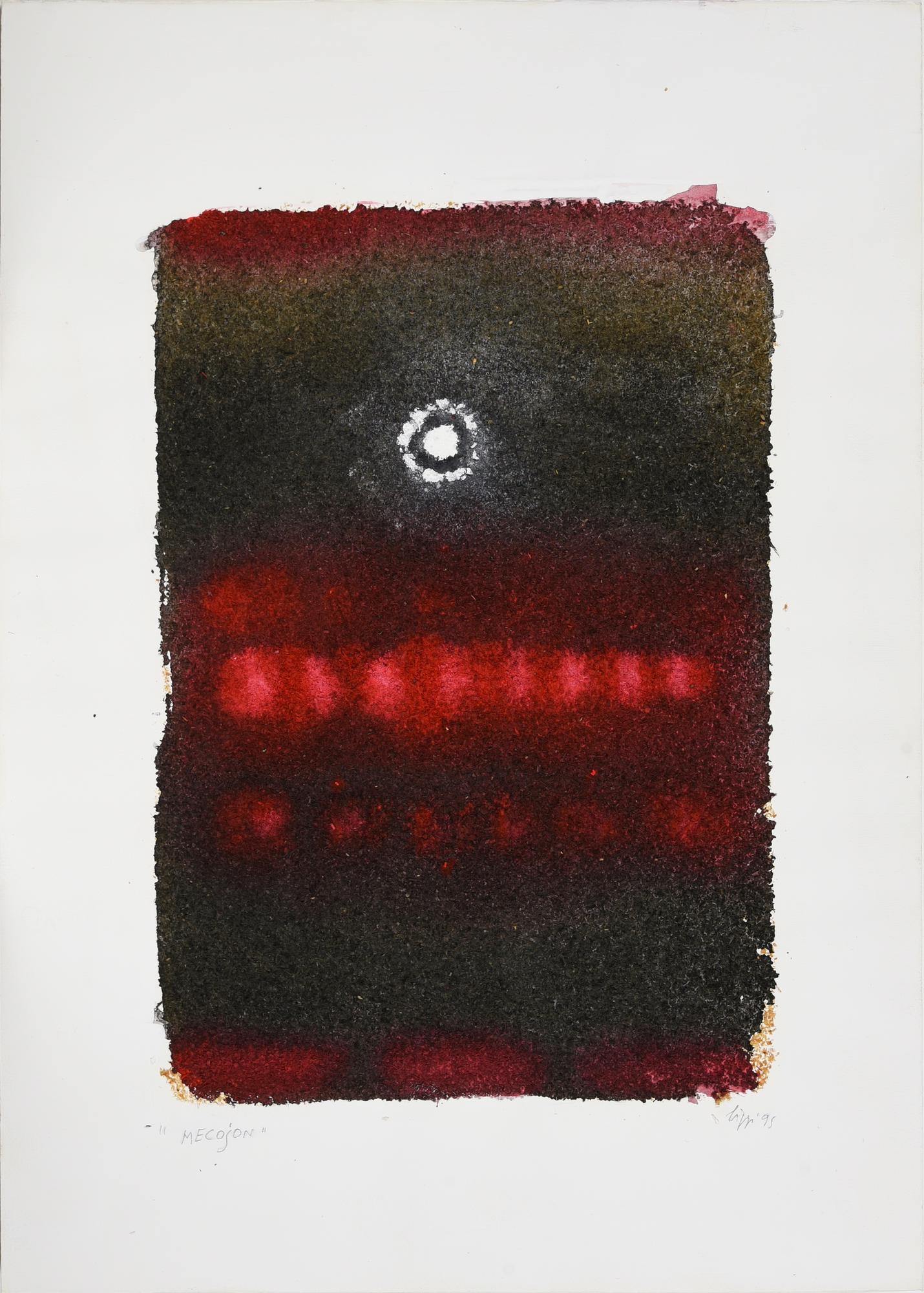 Gastone Biggi (1925 - 2014) MECOJON, 1995 tecnica mista su carta, cm 70x50...