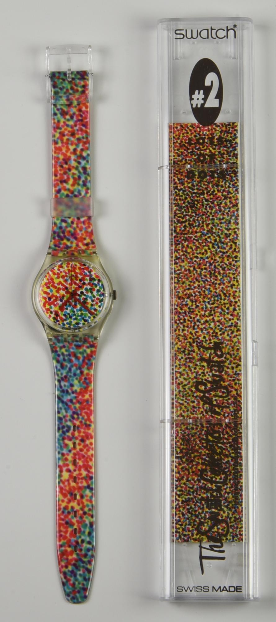 SWATCH COLLECTORS N2, 1992 mod. LOTS OF DOTS, cod. GZ121 anno 1992 Completo...