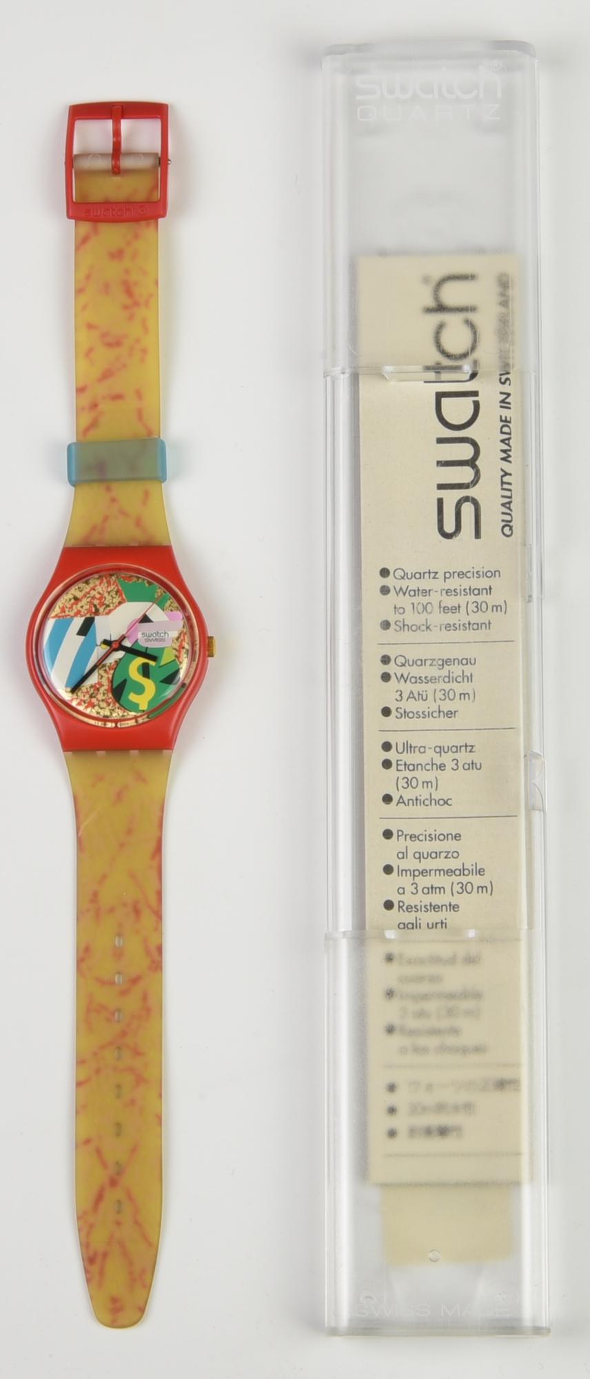 SWATCH, 1993 mod. COLLAGE DORE' (disegnato dall'artista italiano Ugo...