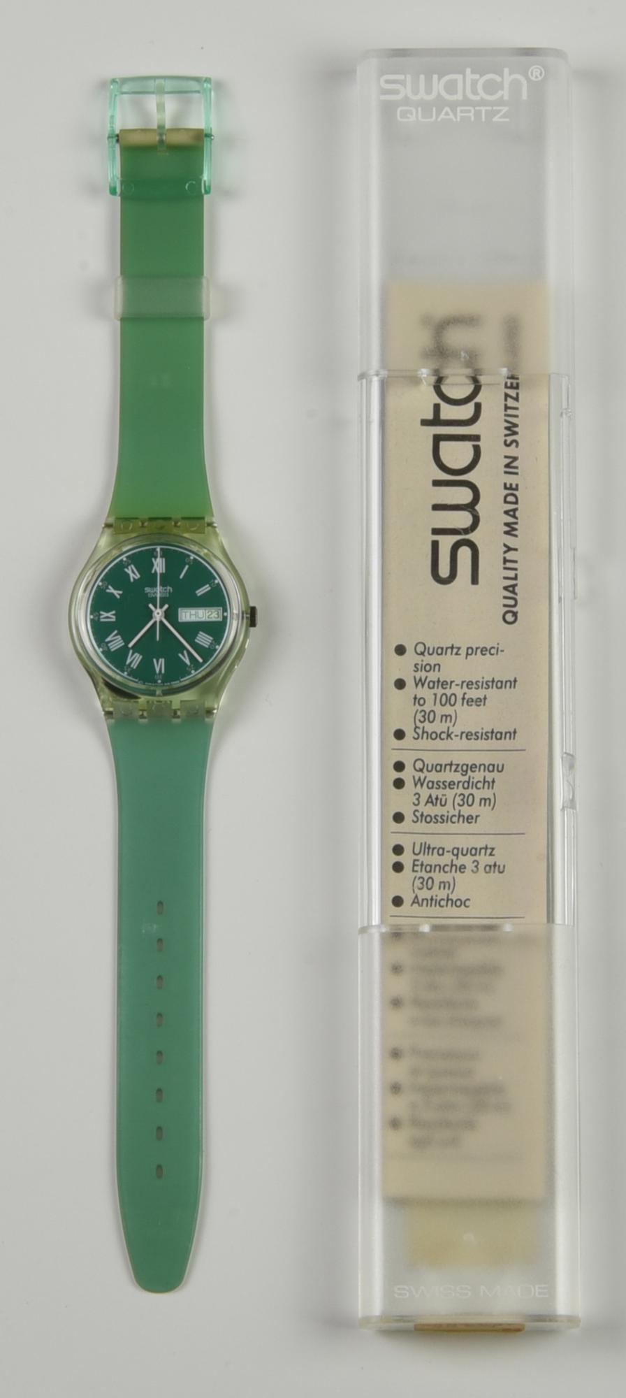 SWATCH, 1993 mod. GREENSET, cod. GG704 anno 1993 Completo di scatola...