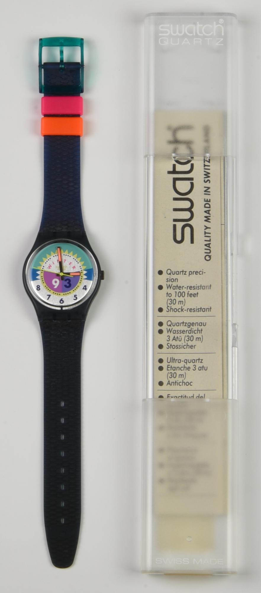 SWATCH, 1993 mod. NEIGE, cod. GM116 anno 1993 Completo di scatola originale,...