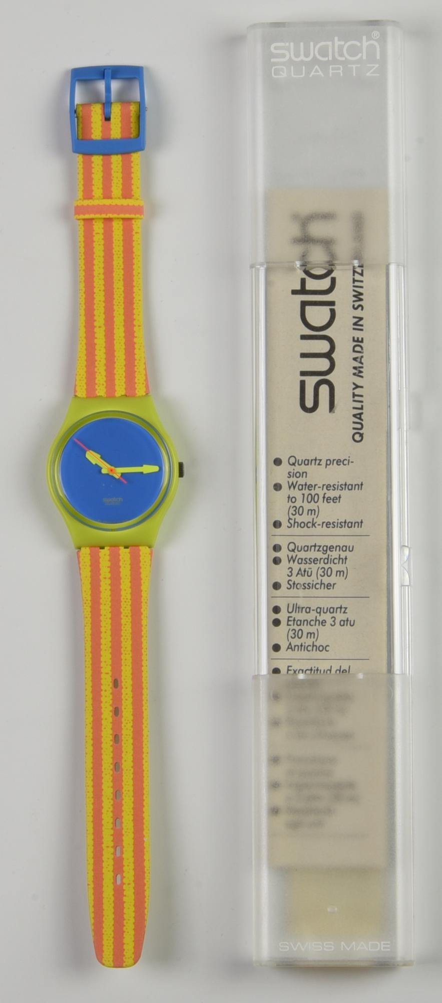 SWATCH, 1993 mod. CHAISE LONGUE, cod. GJ109 anno 1993 Completo di scatola...