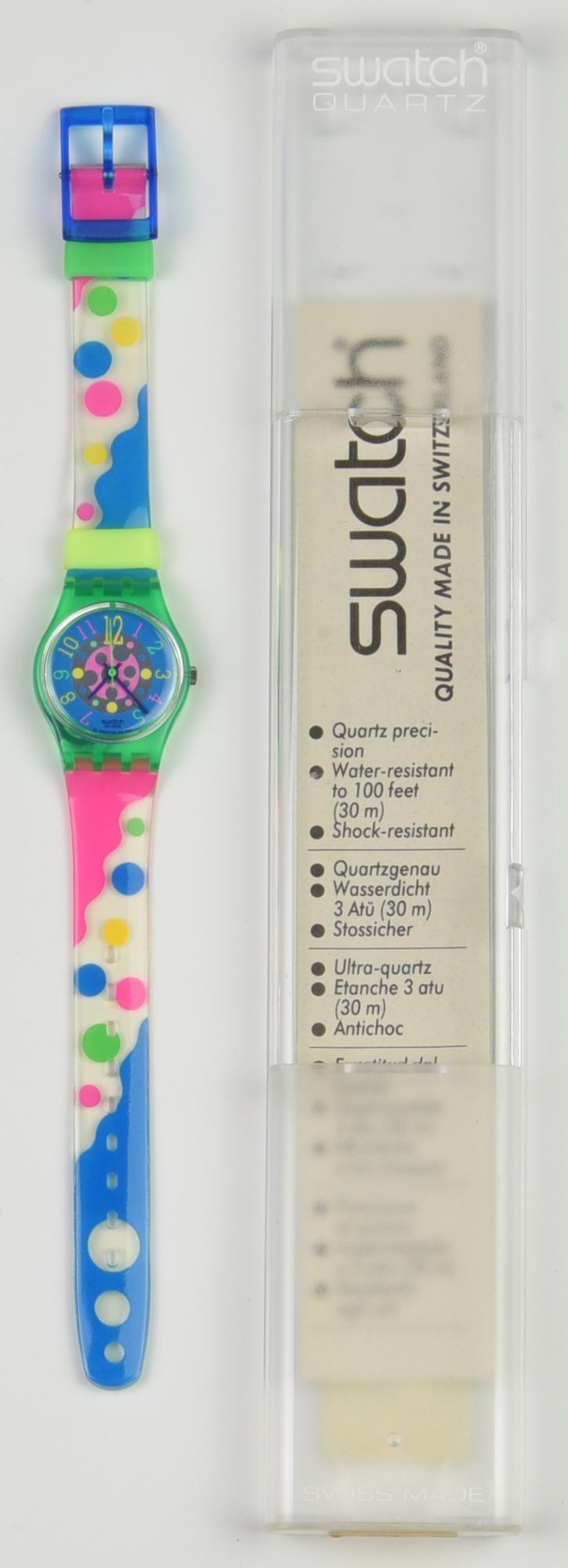 SWATCH, 1993 mod. PELOTA, cod. LG107 anno 1993 Completo di scatola originale,...