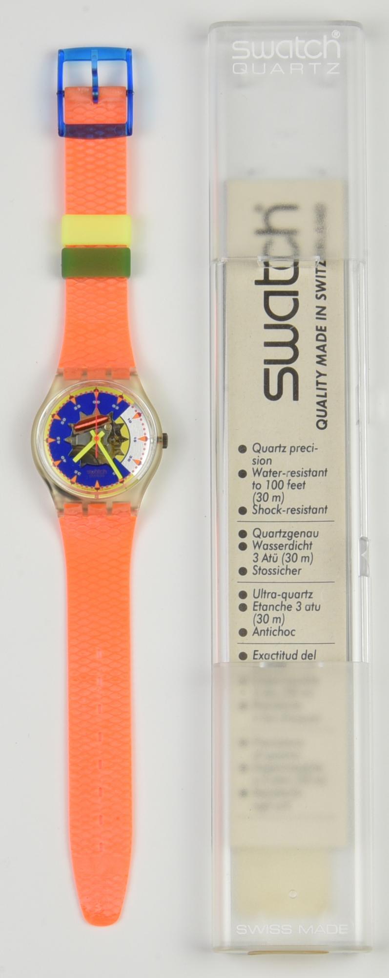 SWATCH, 1993 mod. SOL, cod. GK151 anno 1993 Completo di scatola originale,...