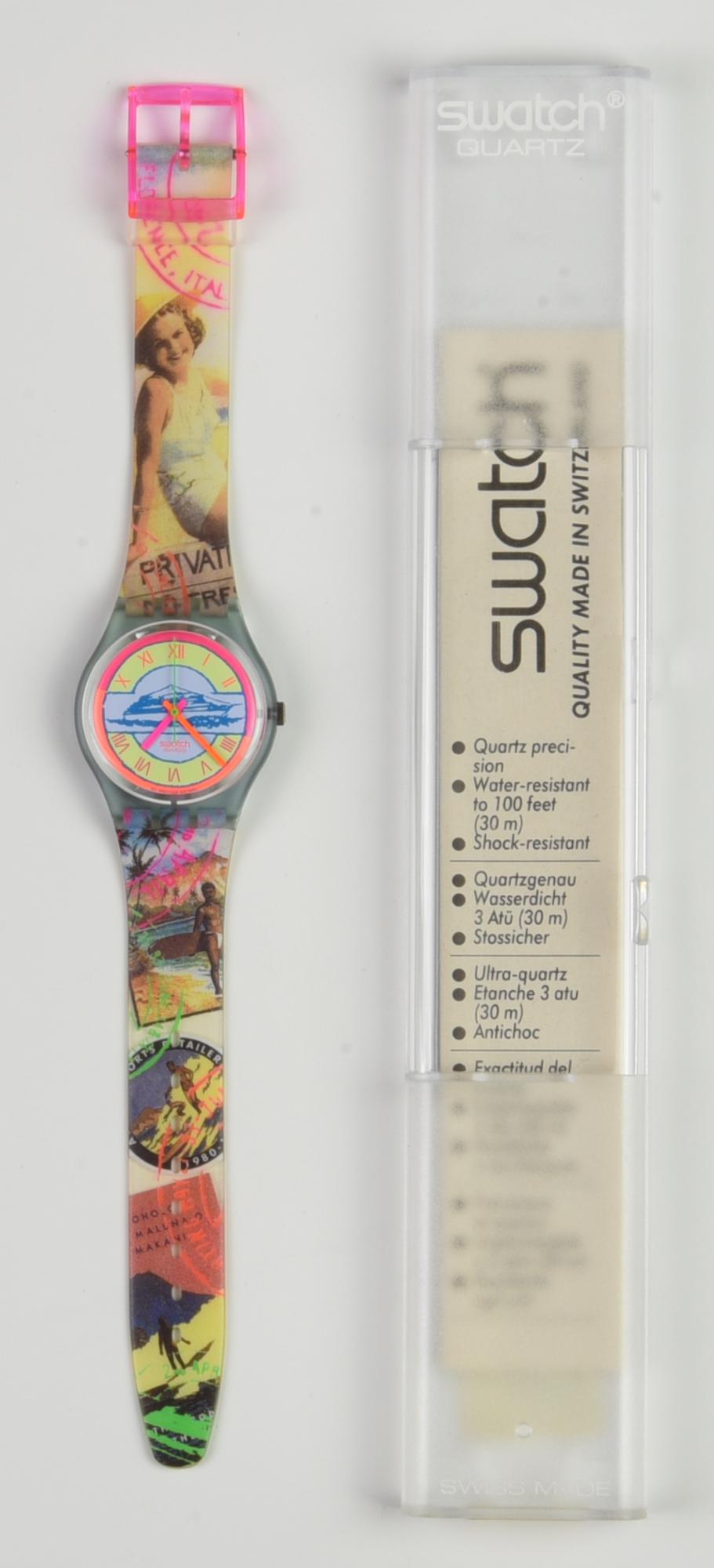 SWATCH, 1993 mod. POSTCARD, cod. GN127 anno 1993 Completo di scatola...