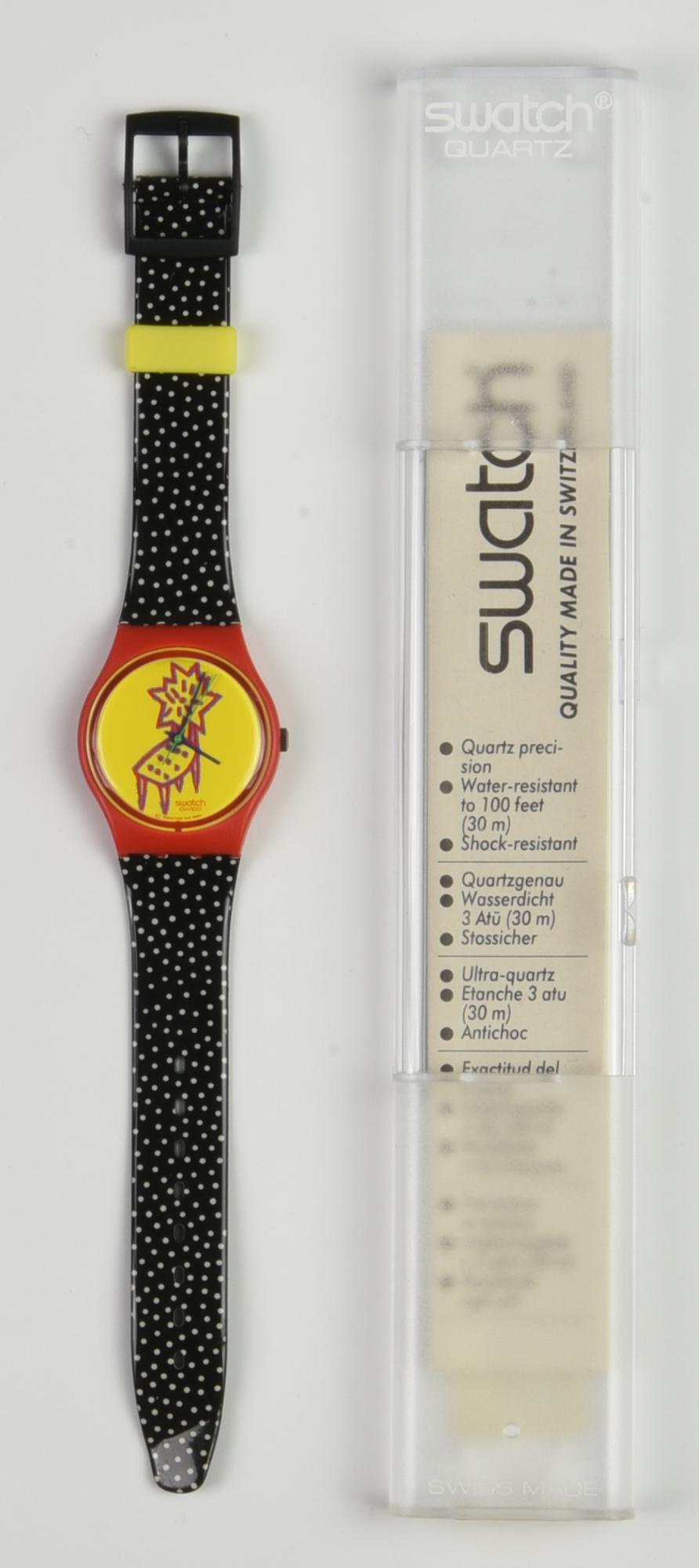 SWATCH, 1993 mod. DOT CHAIR, cod. GR115 anno 1993 Completo di scatola...