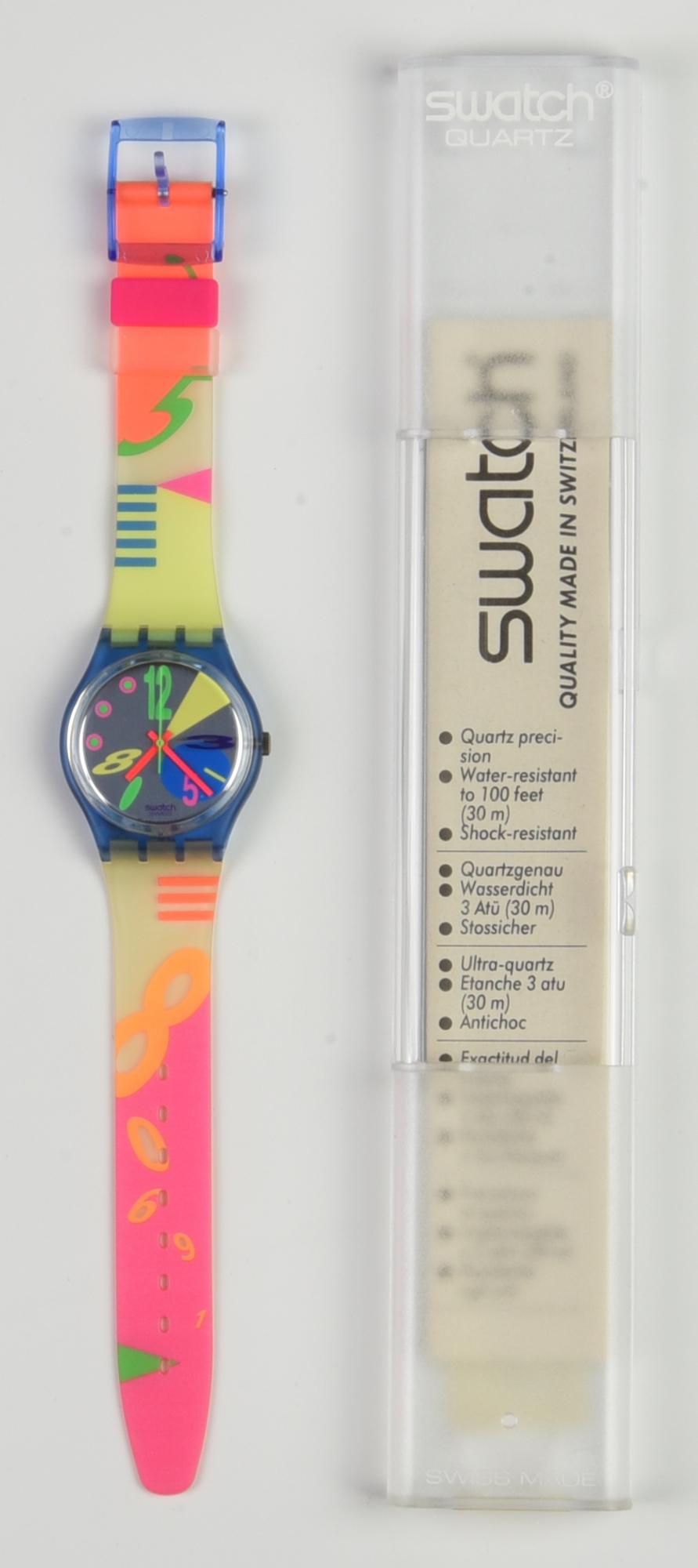 SWATCH, 1993 mod. CRAZY EIGHT, cod. GN125 anno 1993 Completo di scatola...