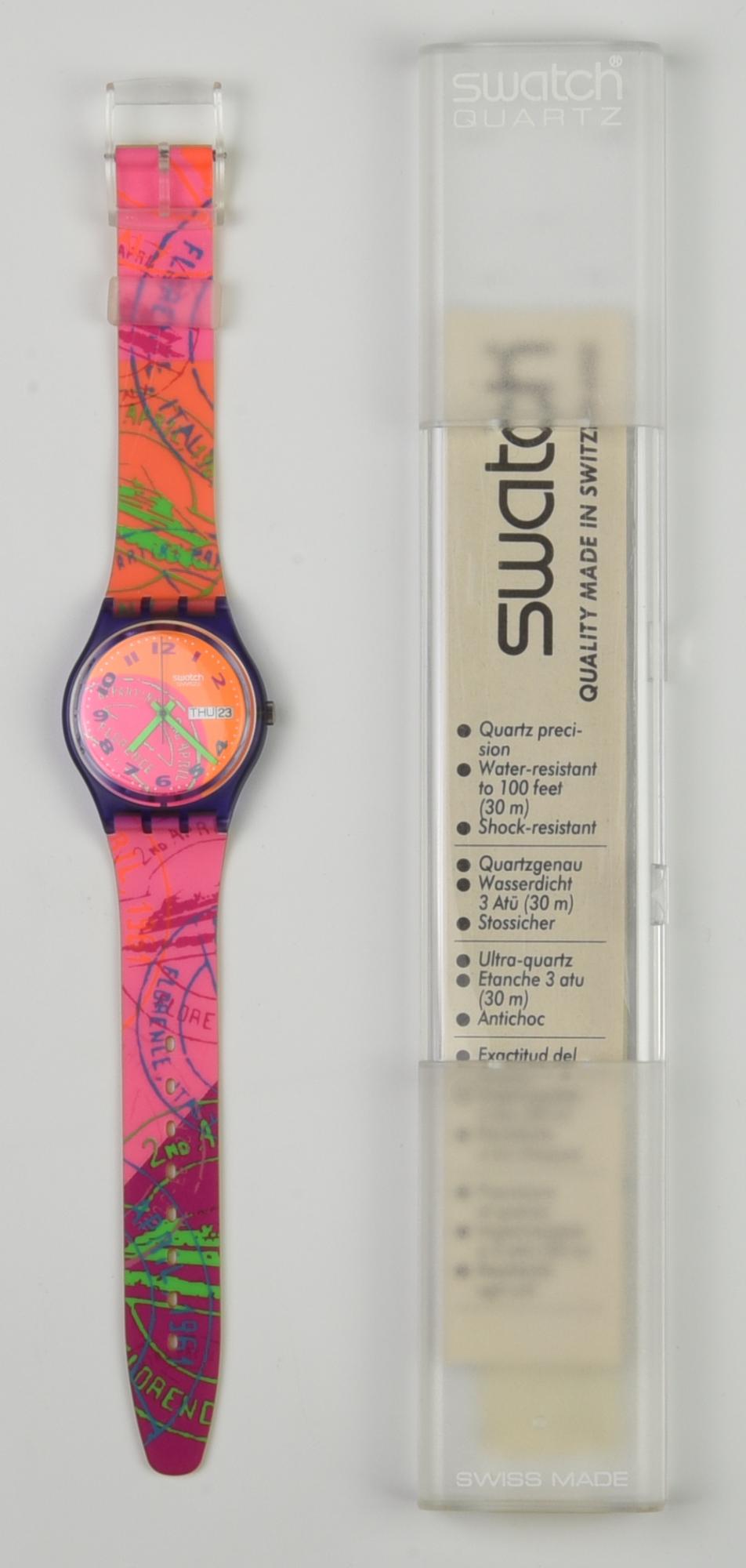 SWATCH, 1993 mod. FLOU SEAL, cod. GV700 anno 1993 Completo di scatola...