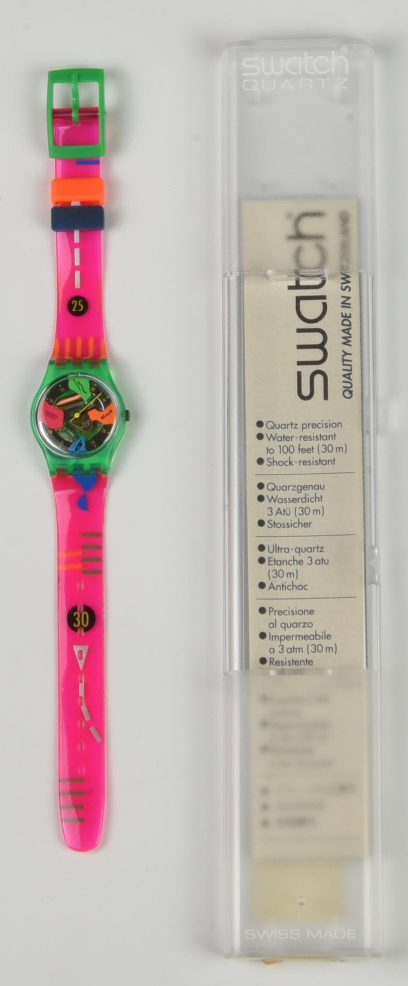 SWATCH, 1993 mod. SATURING, cod. LG108 anno 1993 Completo di scatola...