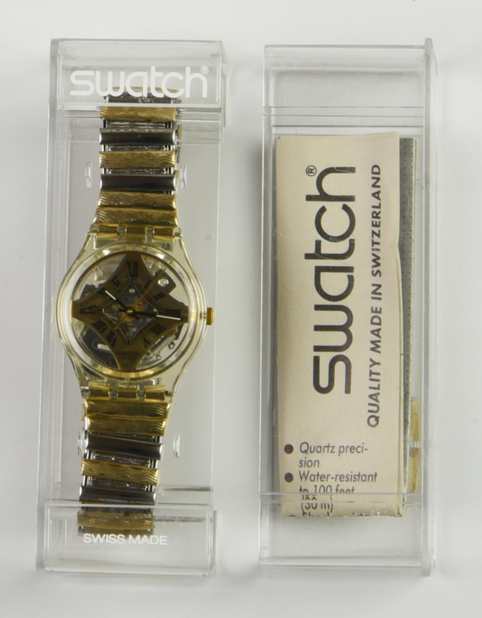 SWATCH, 1993 mod. WHITE ONYX, cod. GK161 anno 1993 Completo di scatola...