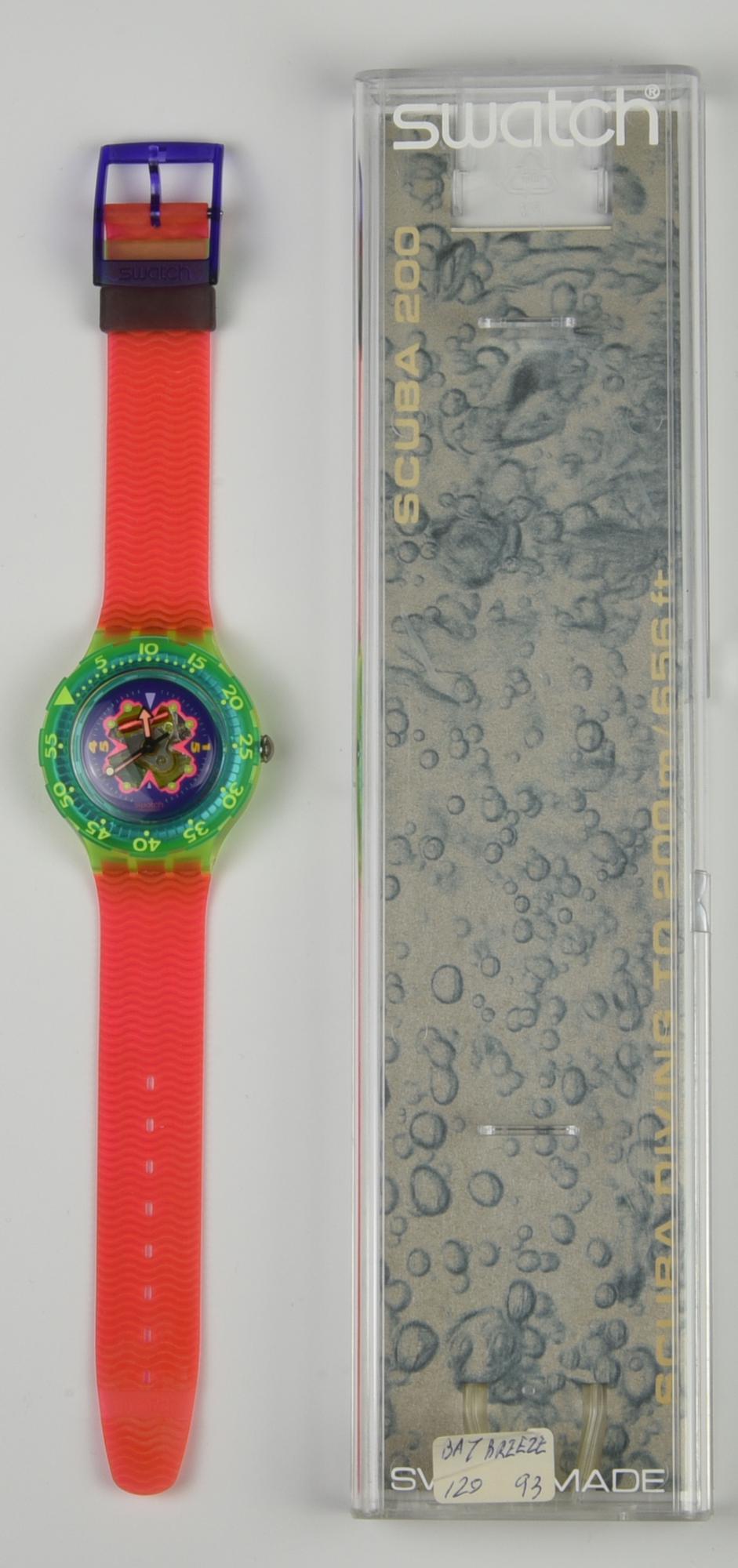 SWATCH SCUBA, 1993 mod. BAY BREEZE, cod. SDJ101 anno 1993 Completo di scatola...