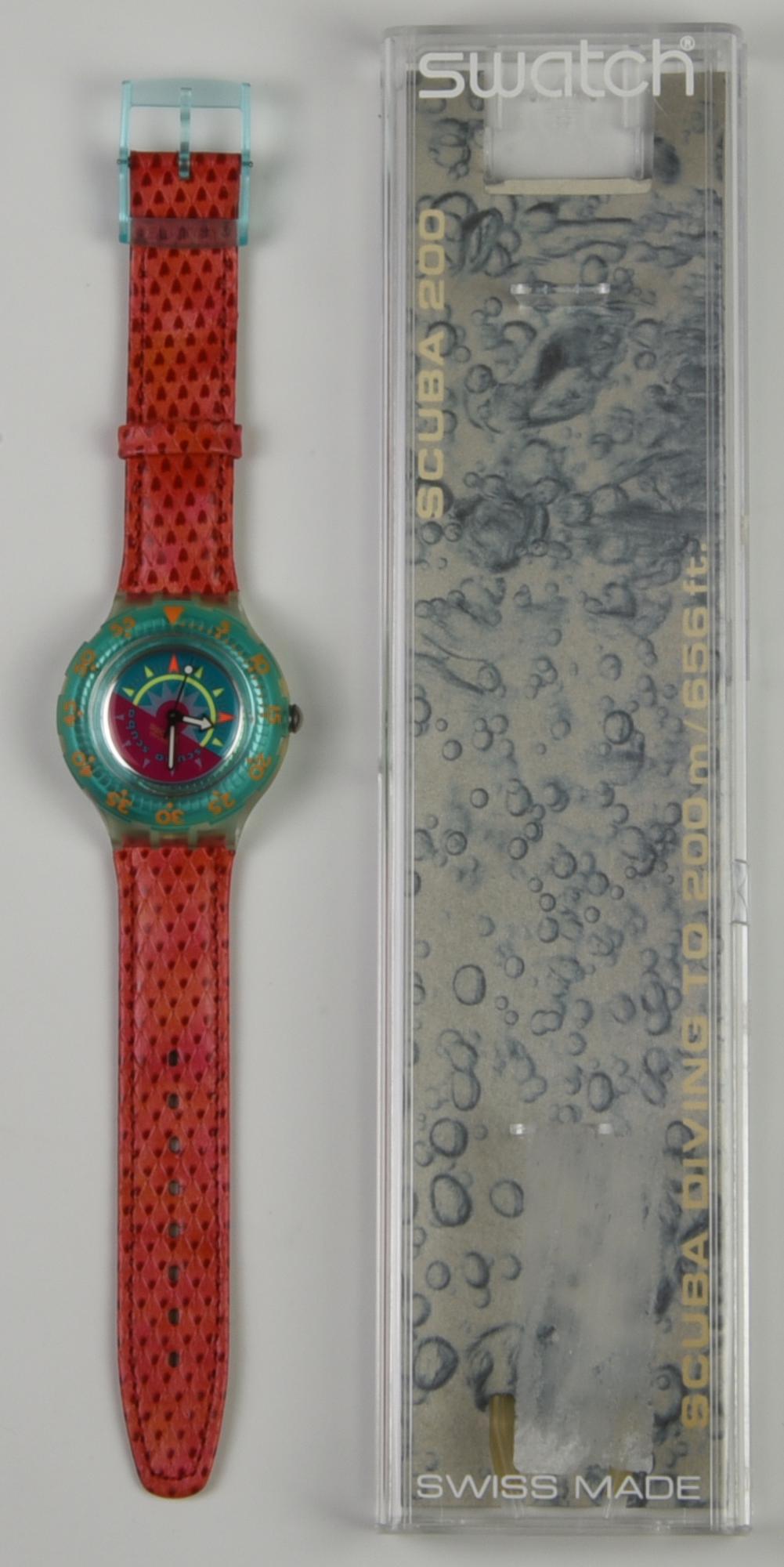 SWATCH SCUBA, 1993 mod. TIPPING COMPASS, cod. SDK111 anno 1993 Completo di...