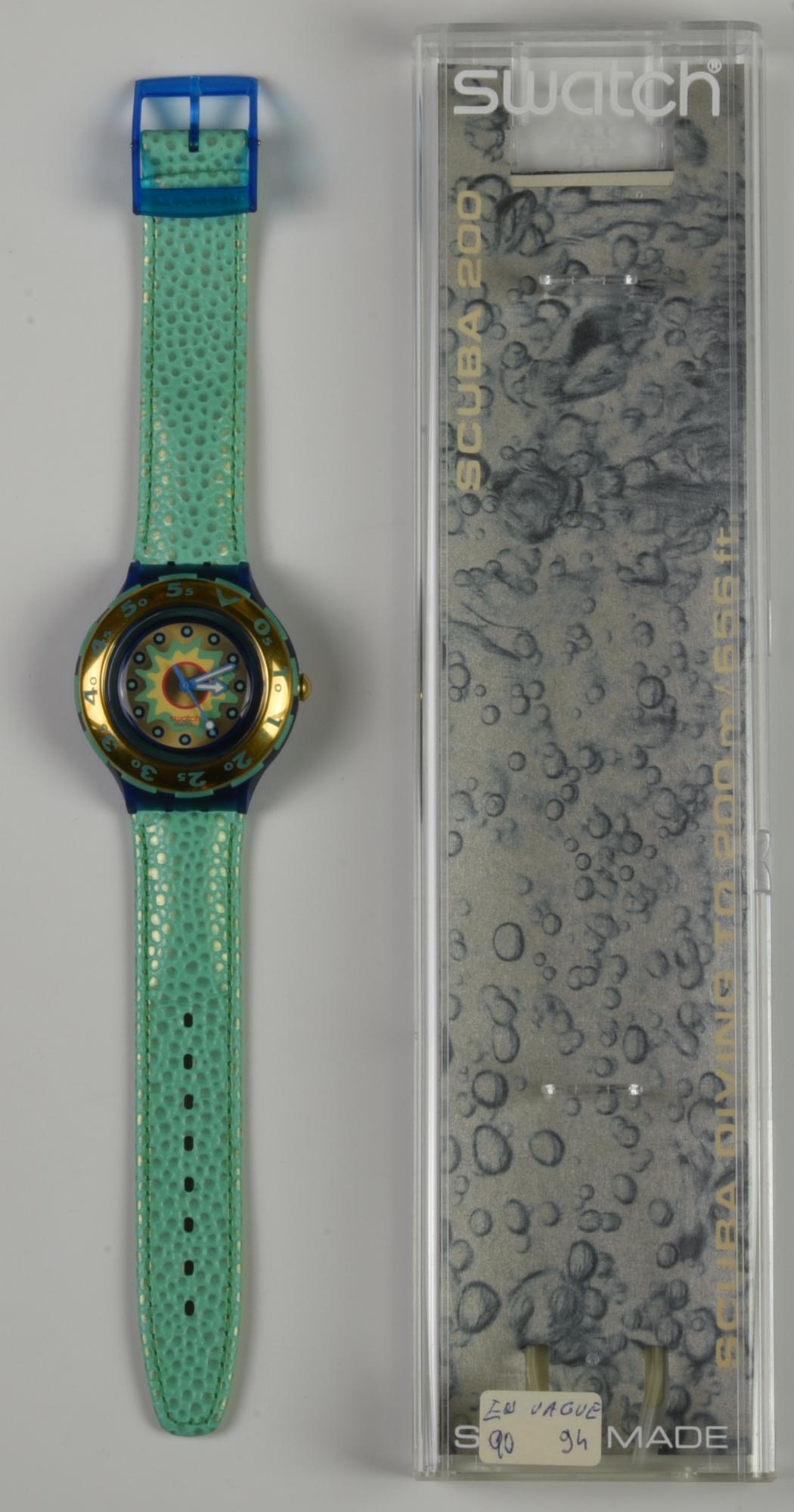 SWATCH SCUBA, 1994 mod. EN VAGUE, cod. SDN109 anno 1994 Completo di scatola...