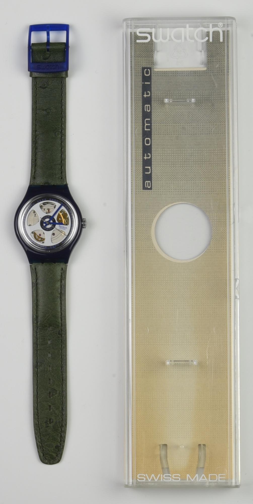 SWATCH AUTOMATICO, 1990 mod. BARU, cod. SAN102 anno 1990 Completo di scatola...