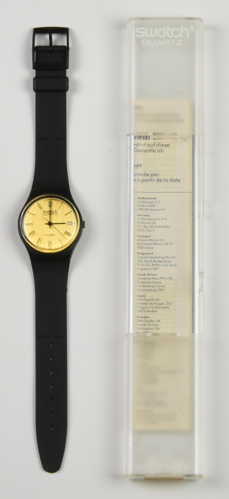 SWATCH, 1983 cod. GB402 anno 1983 Completo di scatola originale, mai indossato