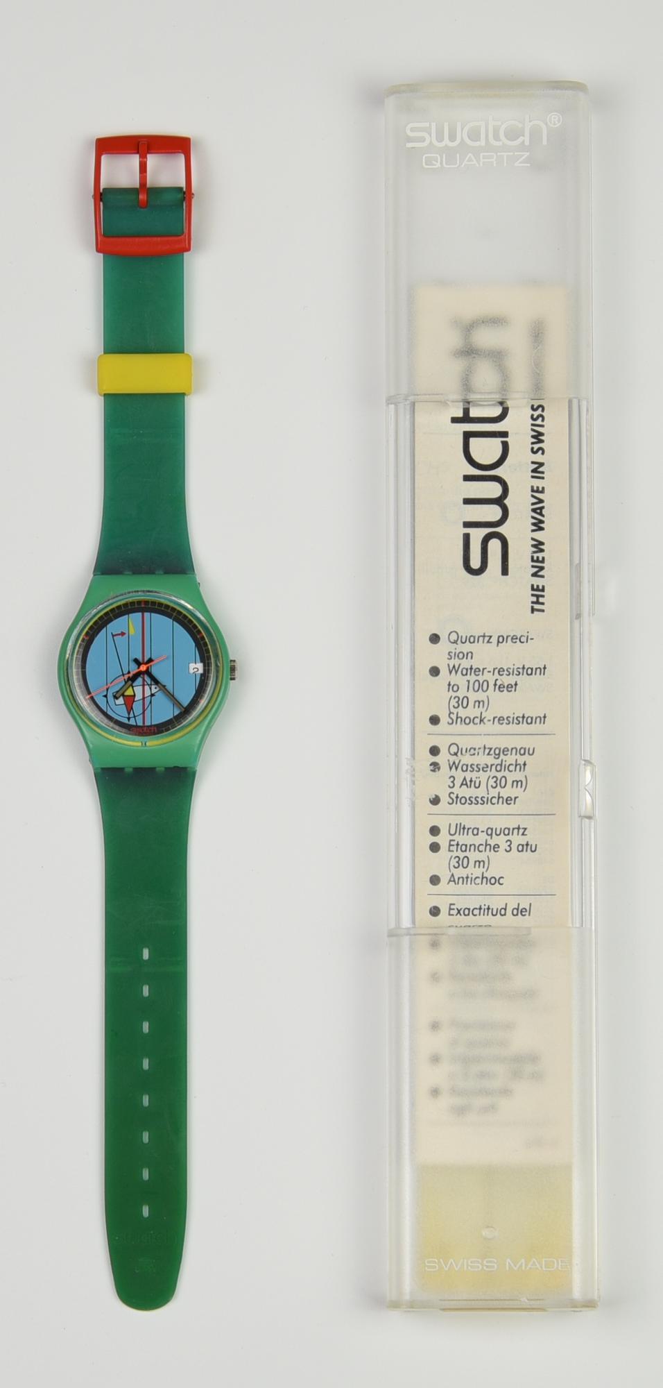 SWATCH JOURNEY TO SAMOA, 1987 mod. PAGO PAGO, cod. GL400 anno 1987 Completo...