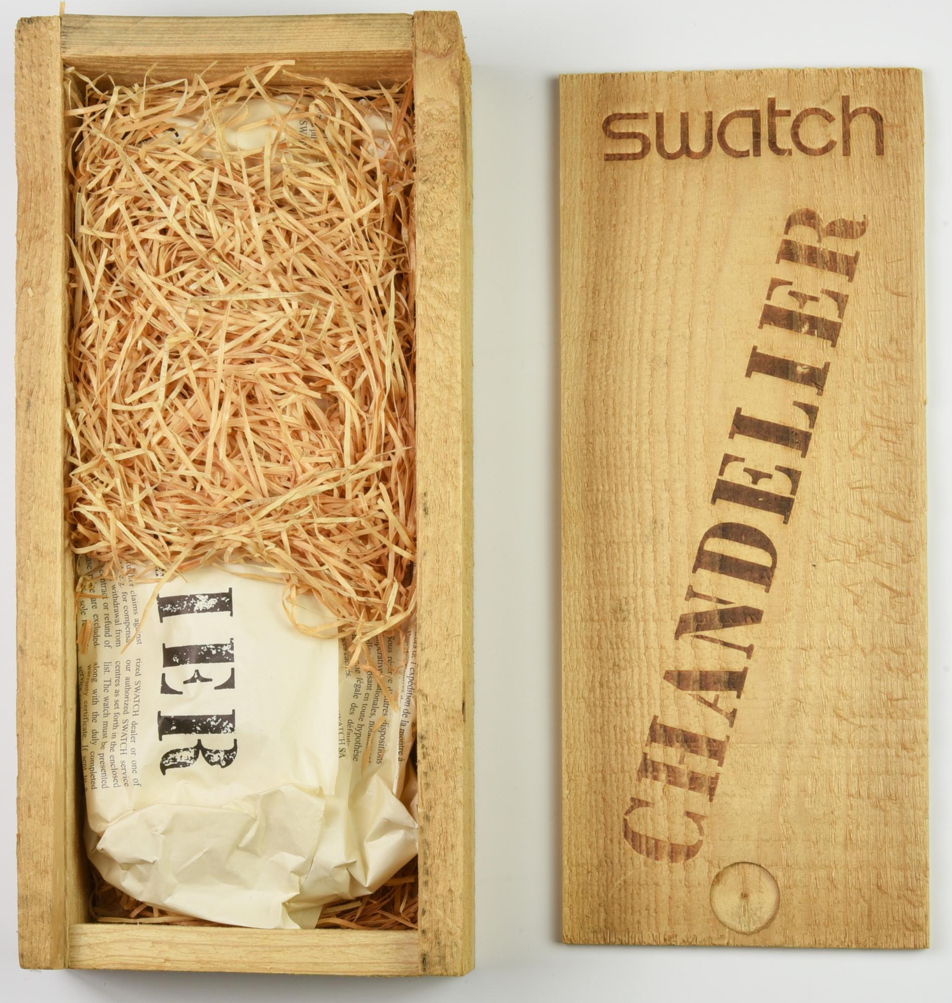 SWATCH CHRISTMAS, 1992 mod. CHANDELIER, cod. GZ125 anno 1992 Completo di...