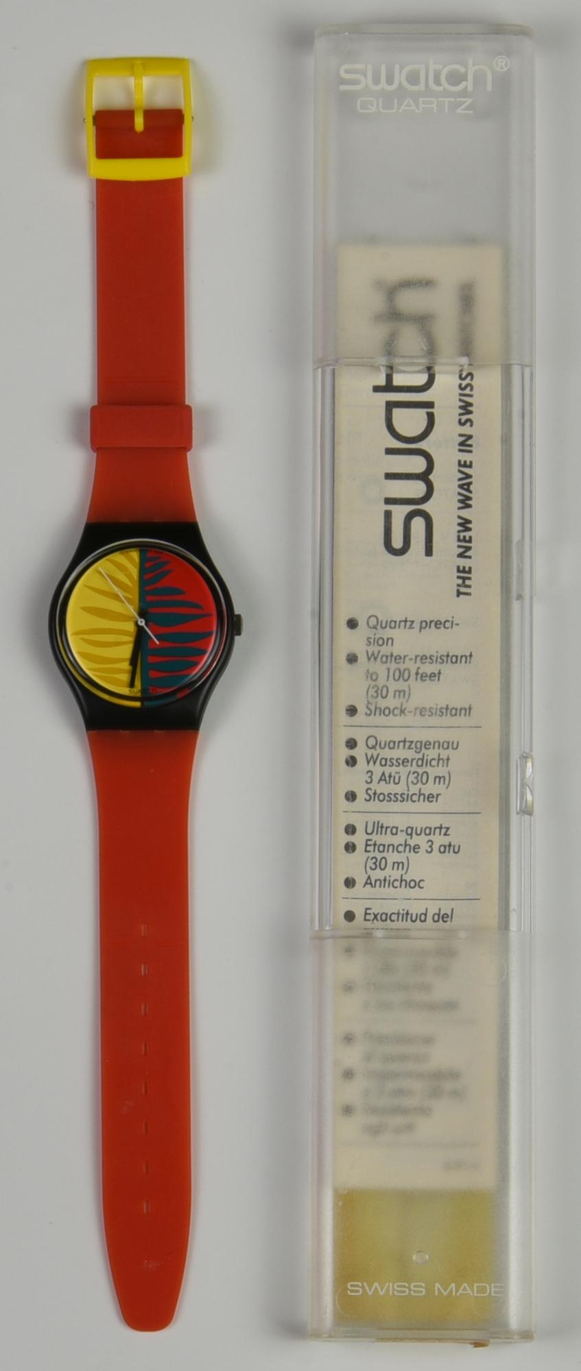 SWATCH BORA BORA, 1987 mod. WAIPITU, cod. GB113 anno 1987 Completo di scatola...