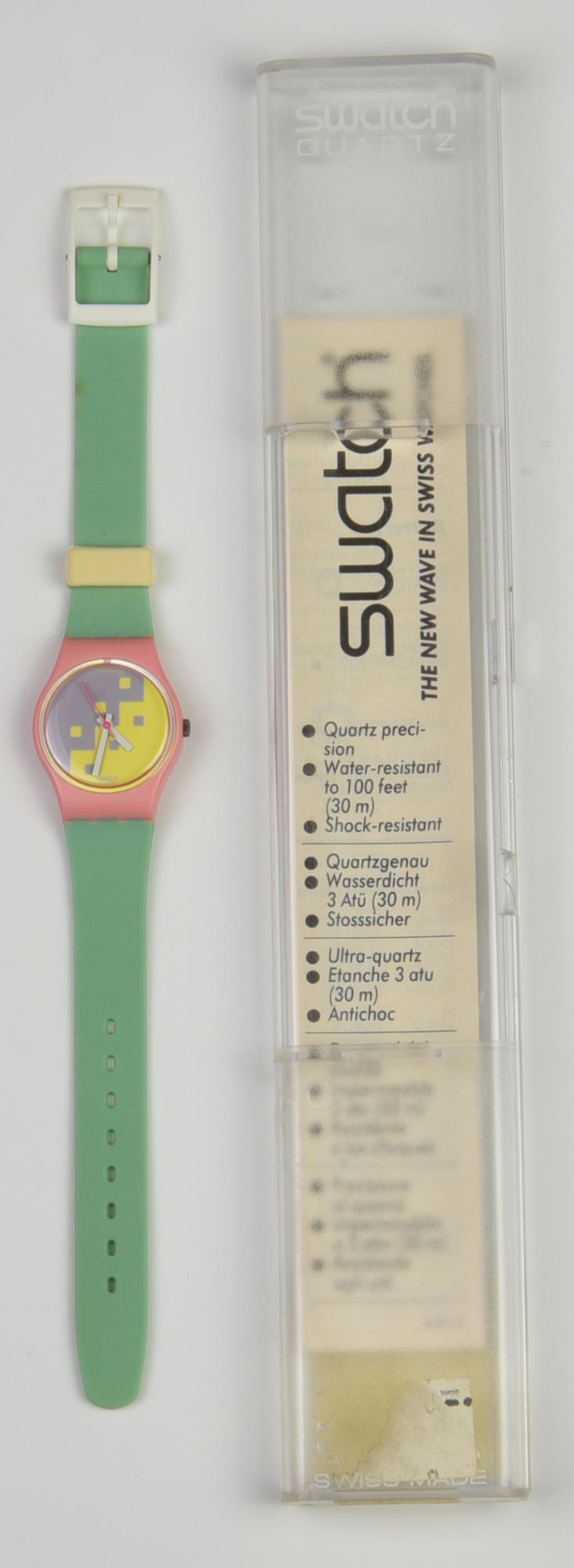 SWATCH CANDY, 1987 mod. BLUE CASSATA, cod. LP103 anno 1987 Completo di...