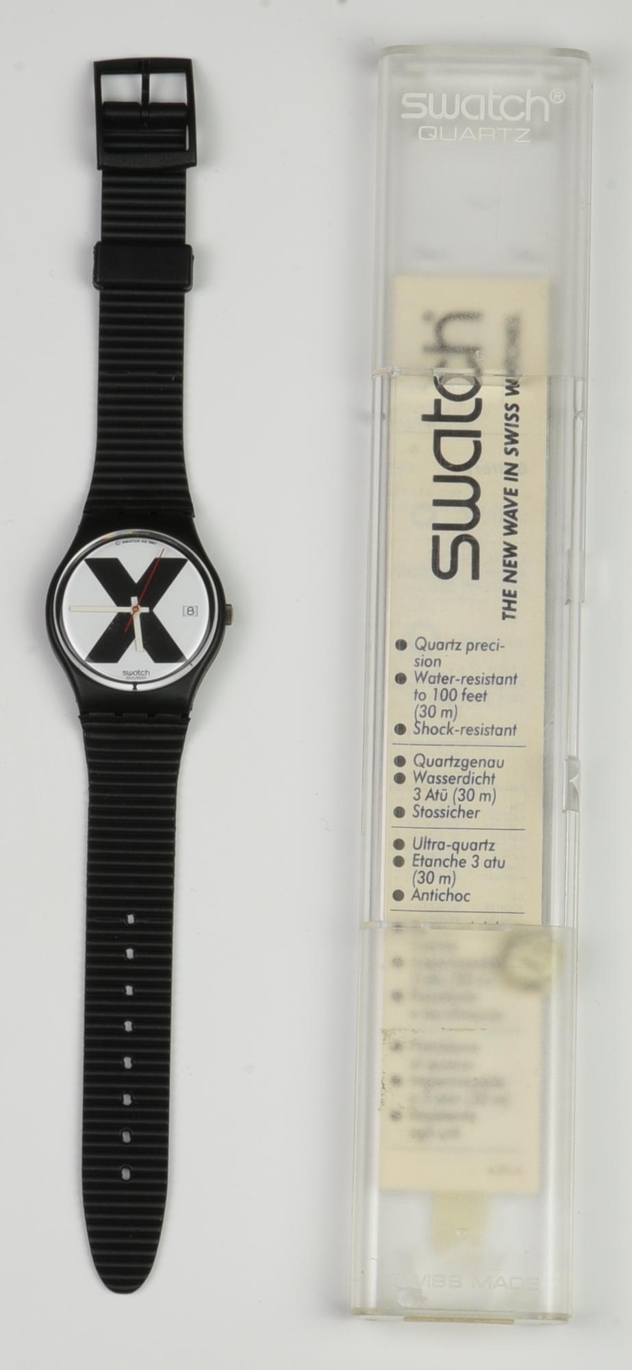 SWATCH NEO GEO, 1987 mod. X-RATED, cod. GB406 anno 1987 Completo di scatola...