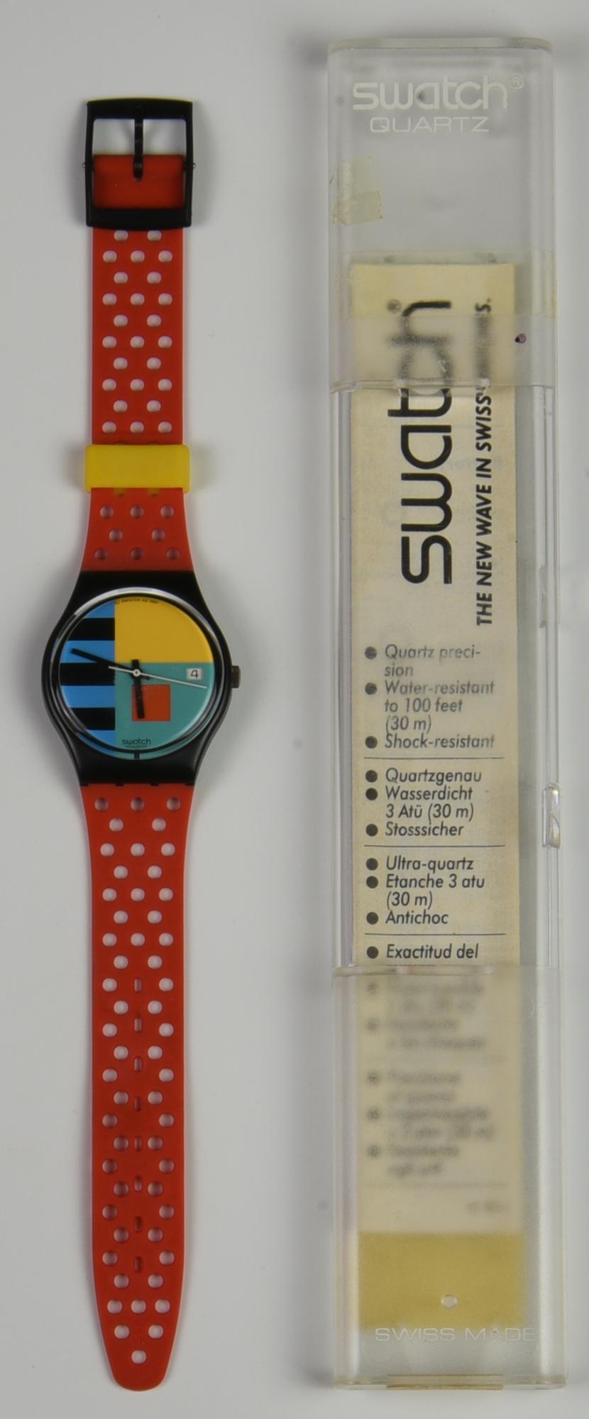 SWATCH SIGNAL CORPS, 1988 mod NEEDLES, cod. GB408 anno 1988 Completo di...