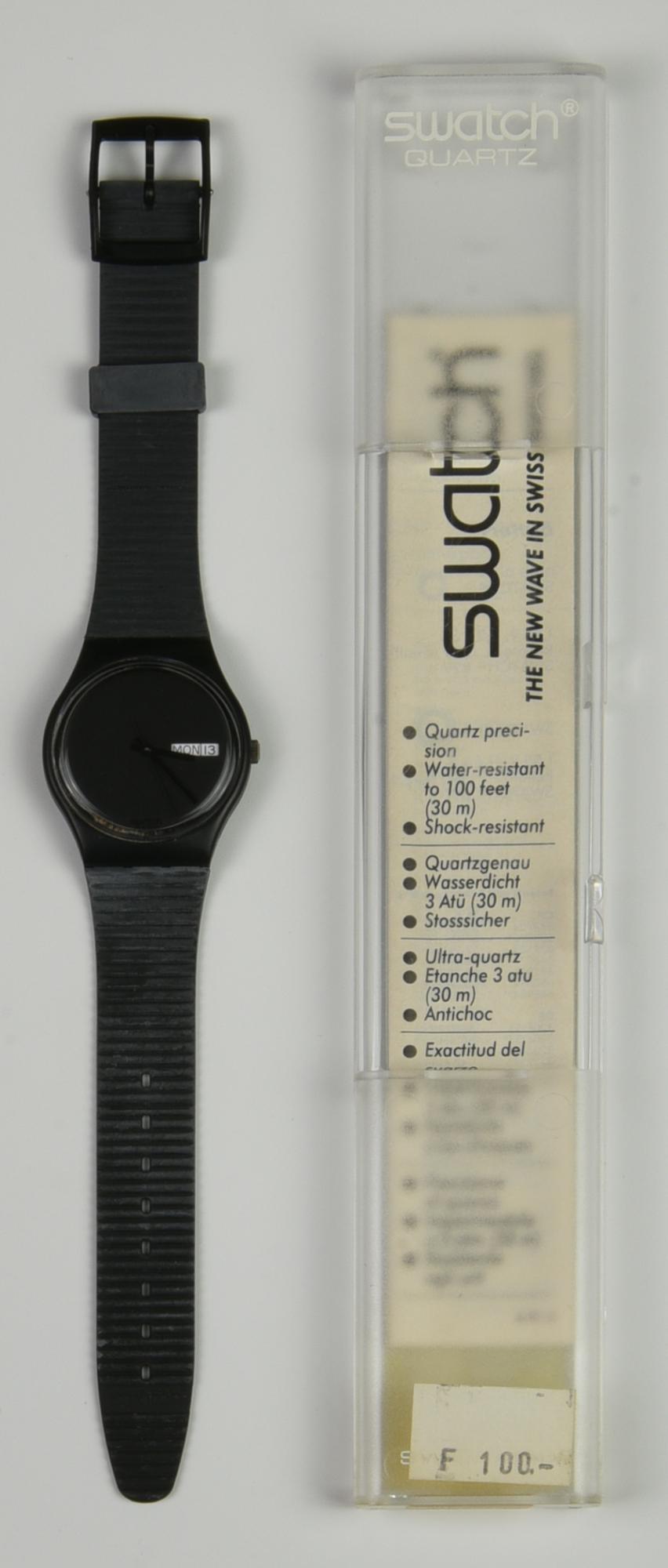 SWATCH WALL STREET, 1988 mod. WHITE WINDOW, cod. GB711 anno 1988 Completo di...