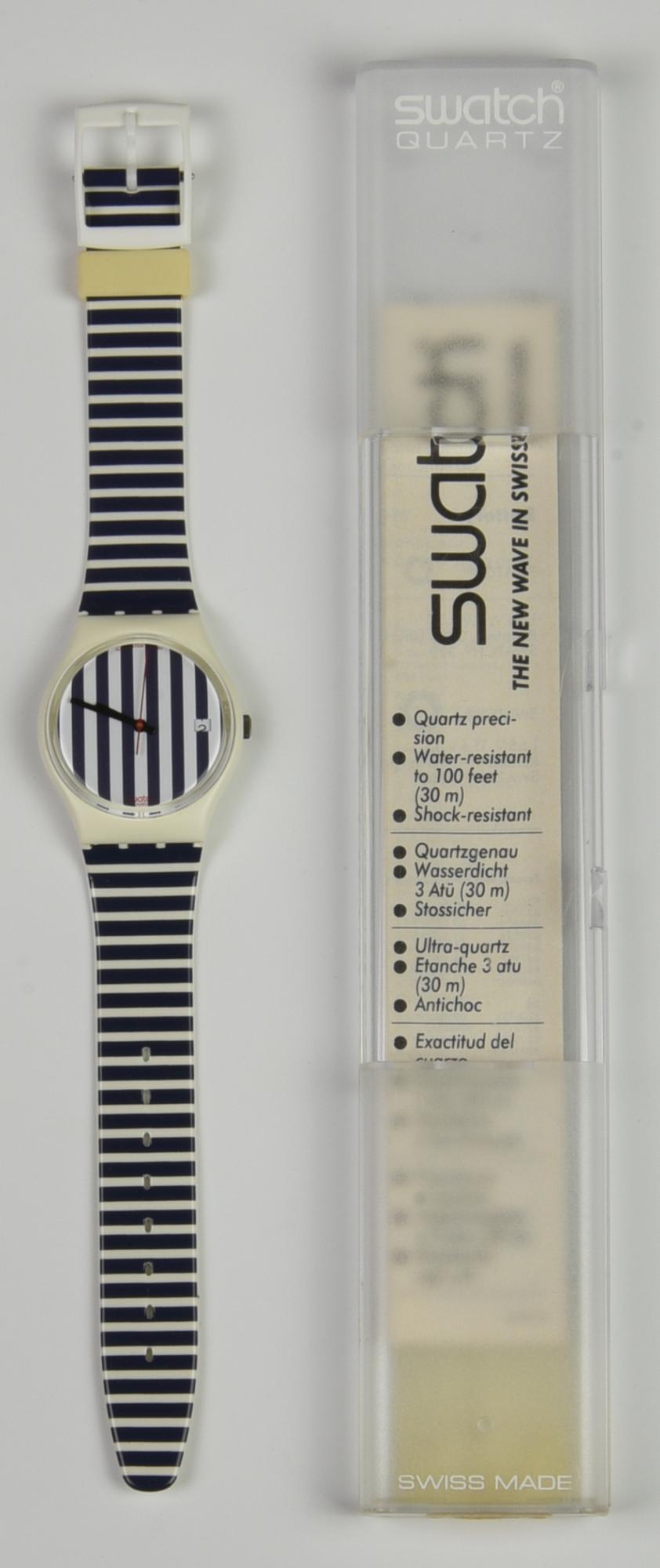 SWATCH CHIC'N MARINE, 1988 mod. DEAUVILLE, cod. GW401 anno 1988 Completo di...