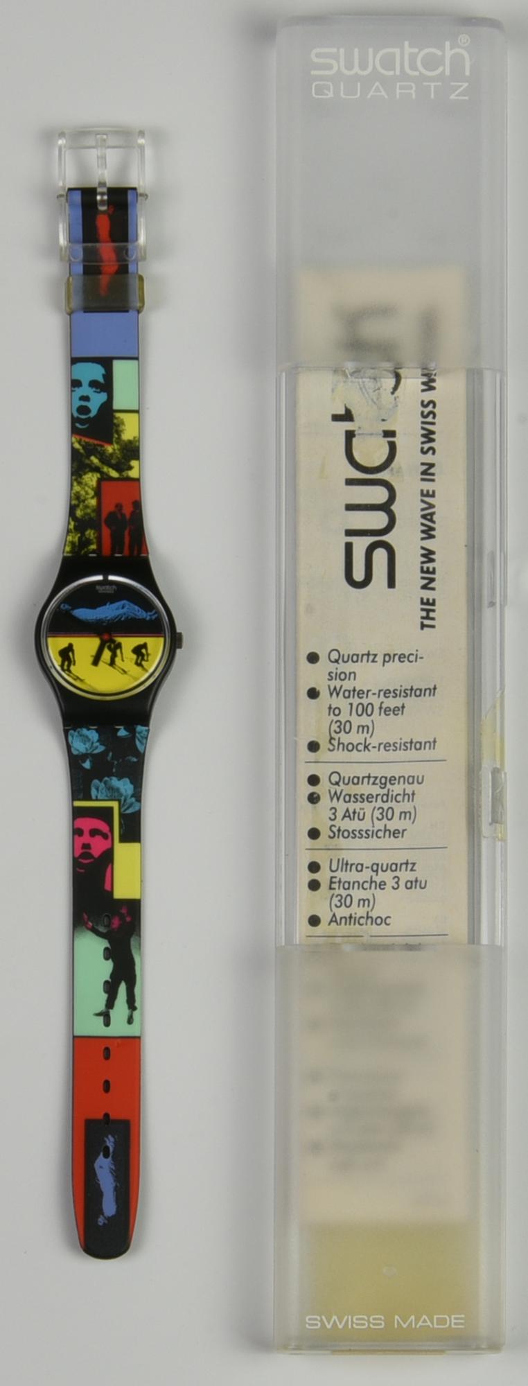 SWATCH MODERN FEARS, 1988 mod. FROZEN DREAMS, cod. LB120 anno 1988 Completo...