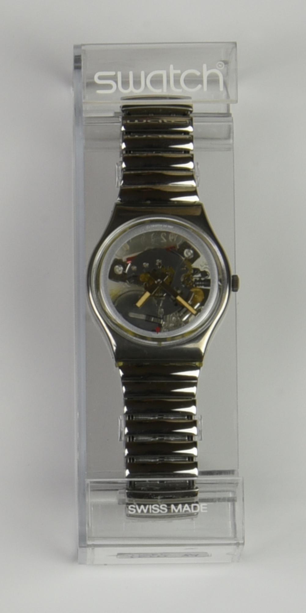 SWATCH HARDWEAR, 1989 mod. STEEL TECH, cod. GY100/101 anno 1989 Completo di...