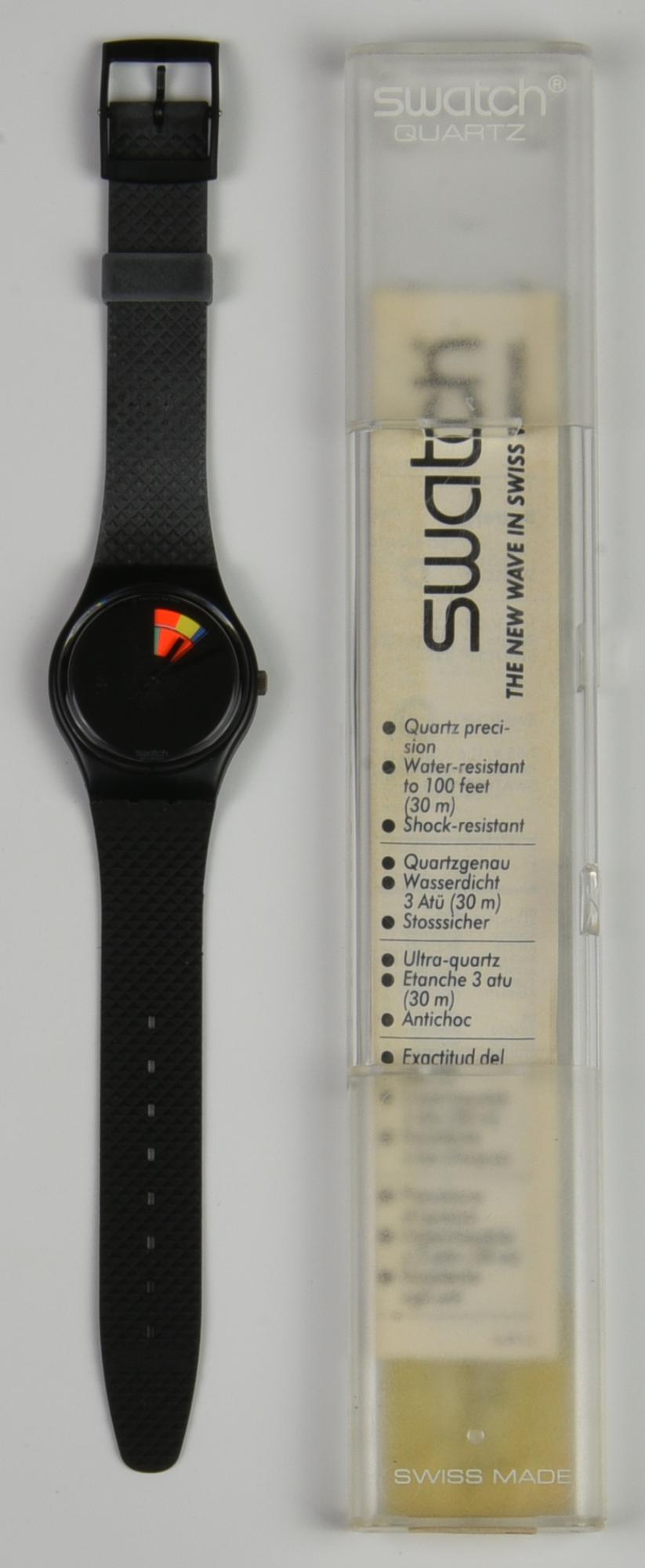 SWATCH M.O.C.A, 1989 mod. COLOR WINDOW, cod. GB715 anno 1989 Completo di...