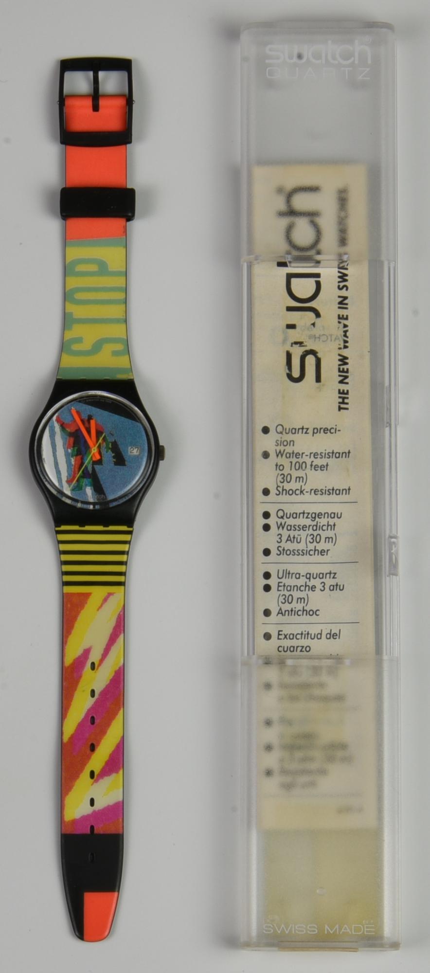 SWATCH STREET SMART, 1989 mod. TAXI STOP, cod. GB410 anno 1989 Completo di...