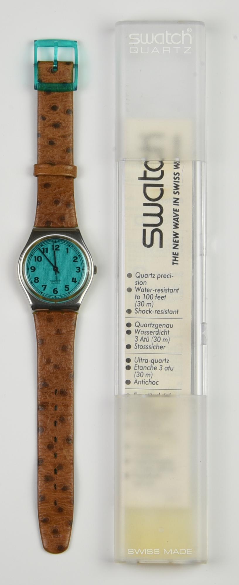 SWATCH TRES CHIC, 1989 mod. GREENIE, cod. GX110 anno 1989 Completo di scatola...