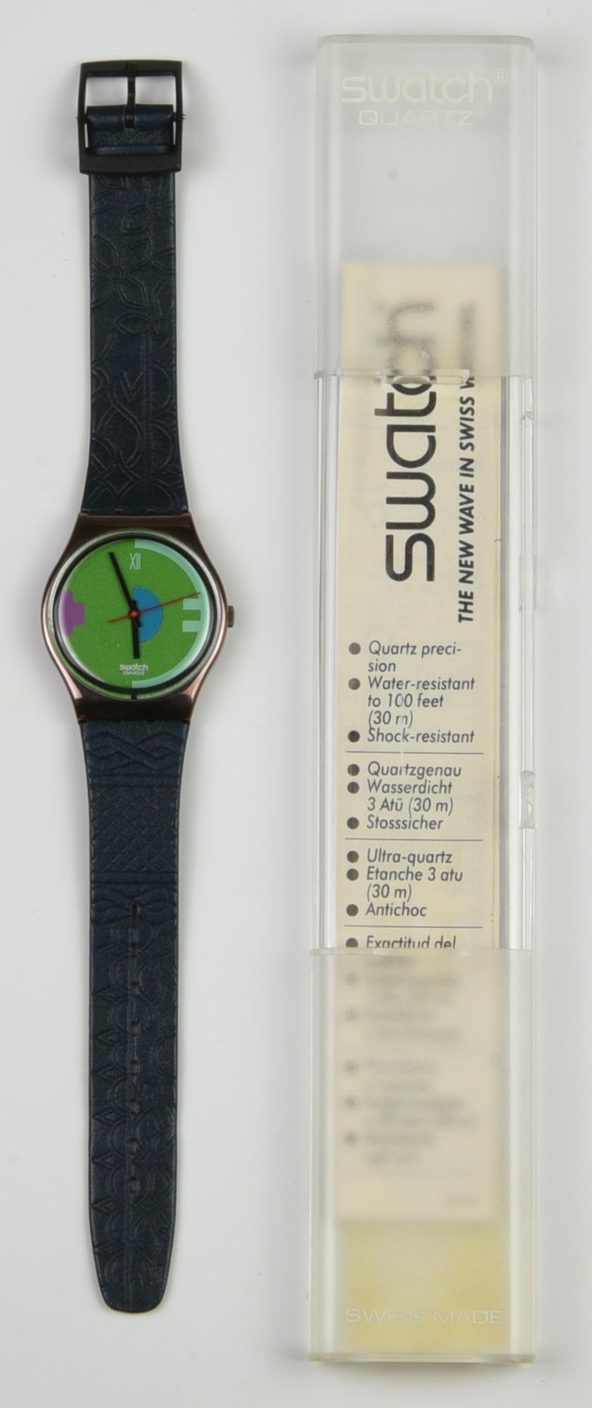 SWATCH DESERT FLOWER, 1990 mod. JOHNNY GUITAR, cod. GX116 anno 1990 Completo...