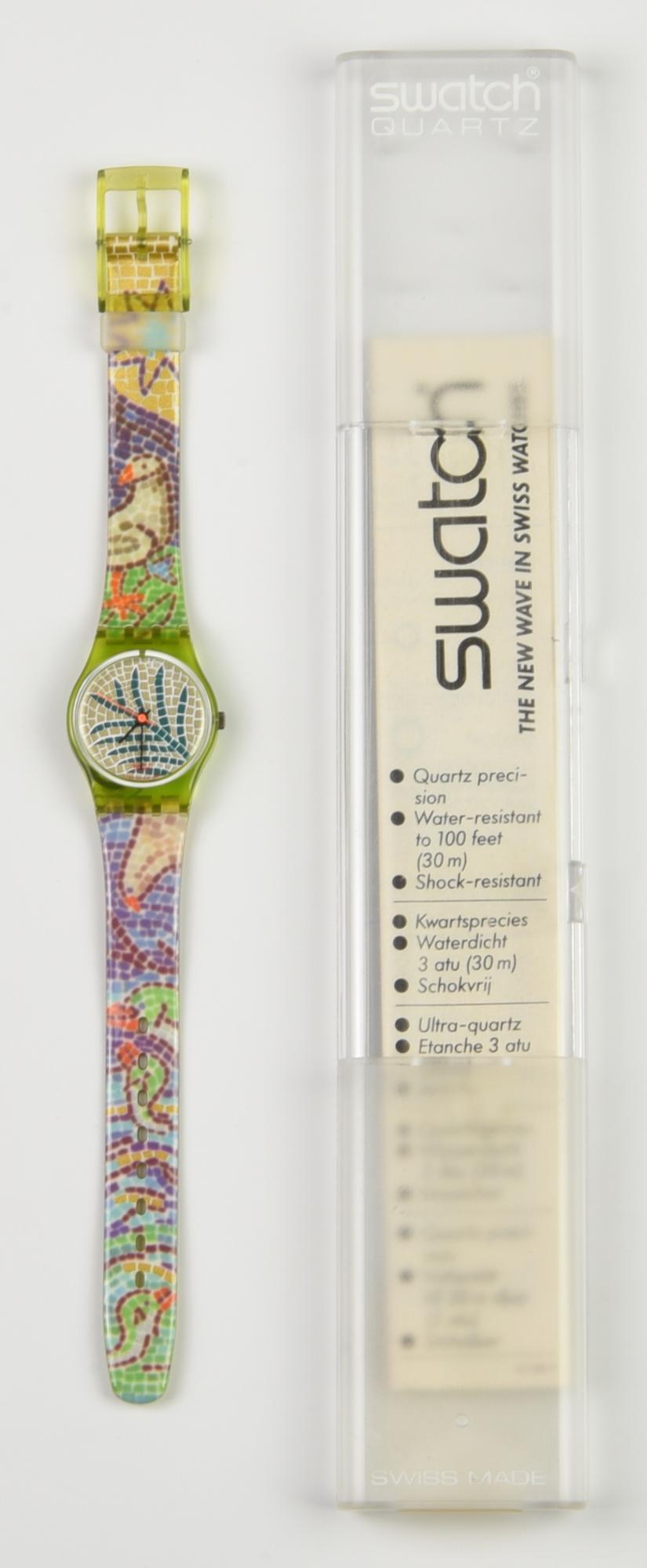 SWATCH MOSAIQUES, 1990 mod. BYZANTIUM, cod. LG106 anno 1990 Completo di...