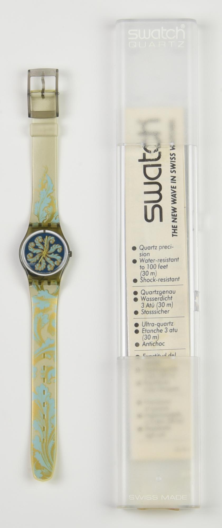 SWATCH VERSAILLES, 1990 mod. BRODE D'OR, LA102 anno 1990 Completo di scatola...