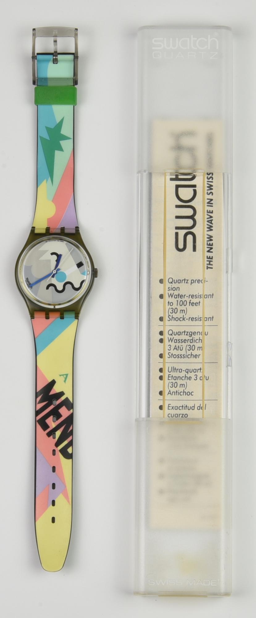 SWATCH MENDINI'S, 1990 mod. COSMESIS, cod. GM103 anno 1990 Completo di...