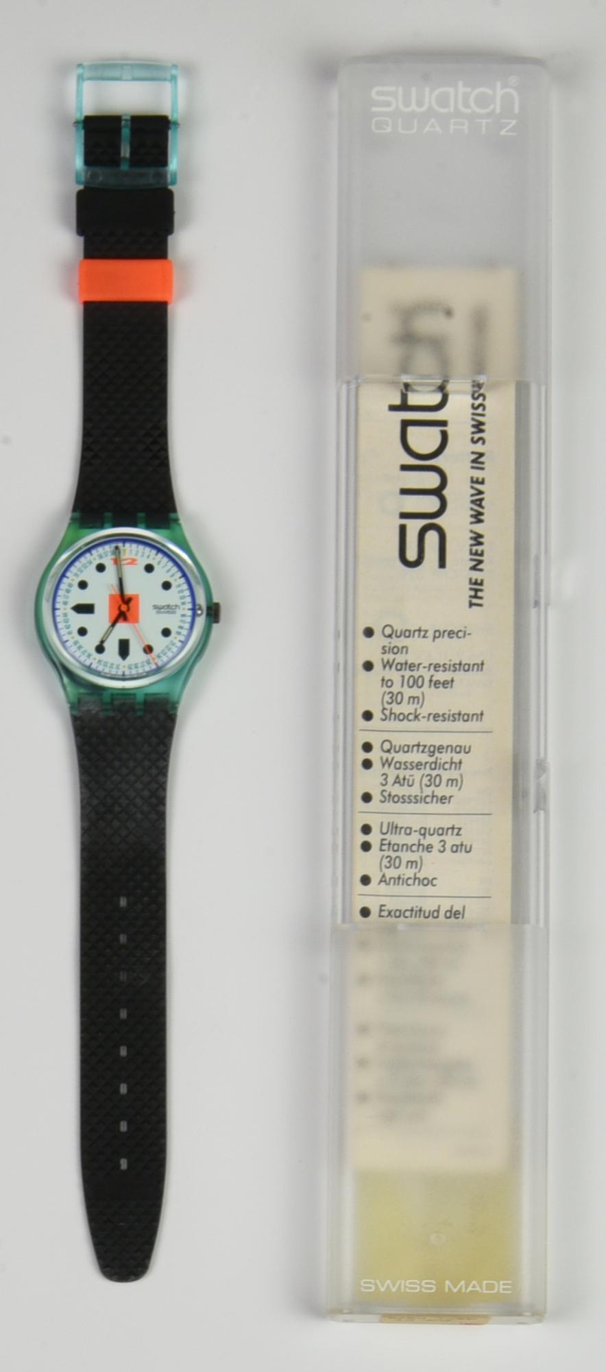 SWATCH SPORT TROPHY, 1990 mod. HOPSCOTCH, cod. GN106 anno 1990 Completo di...