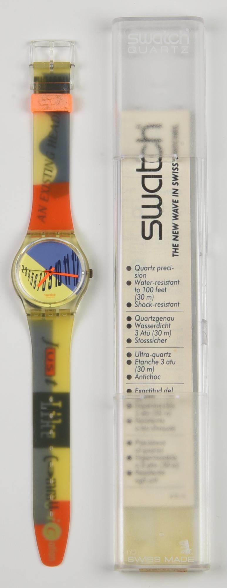 SWATCH PRESS RELEASE, 1991 mod. TYPESETTER, cod. GK131 anno 1991 Completo di...