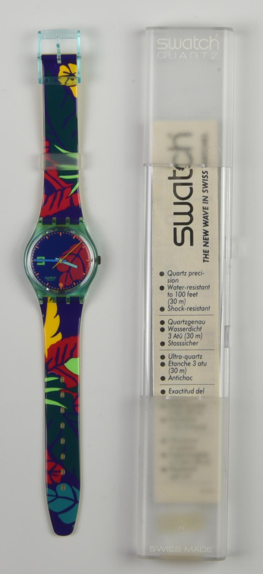 SWATCH FLOWER BASKET, 1991 mod. IBISKUS, cod. GL101 anno 1991 Completo di...