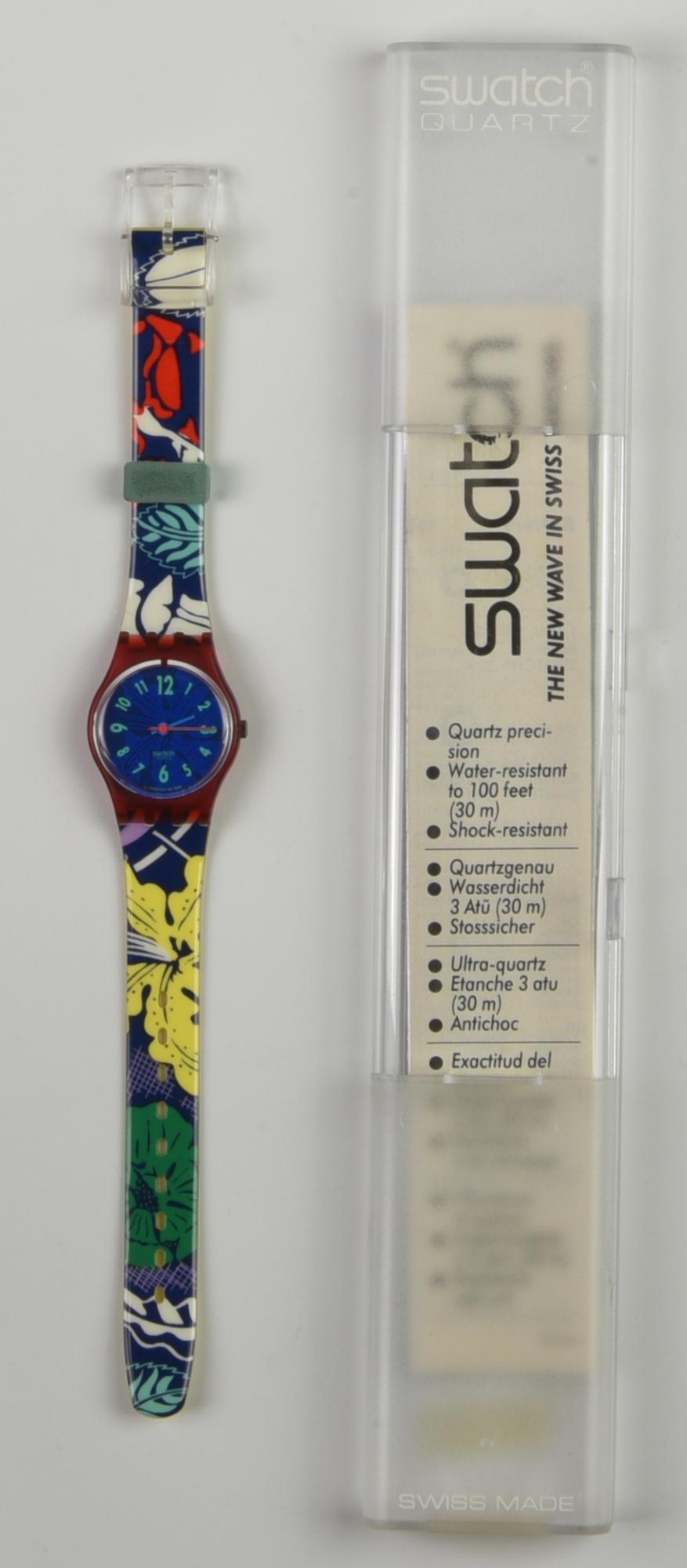 SWATCH FLOWER BASKET, 1991 mod. EXOTICA, cod. LR110 anno 1991 Completo di...