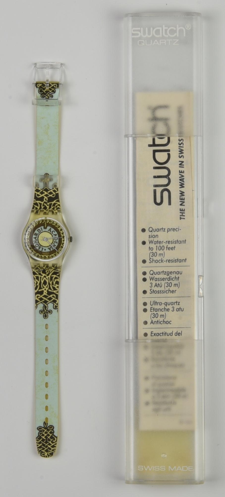 SWATCH LEONARDOS, 1991 mod. VINCI'S TWIST, cod. LK124 anno 1991 Completo di...