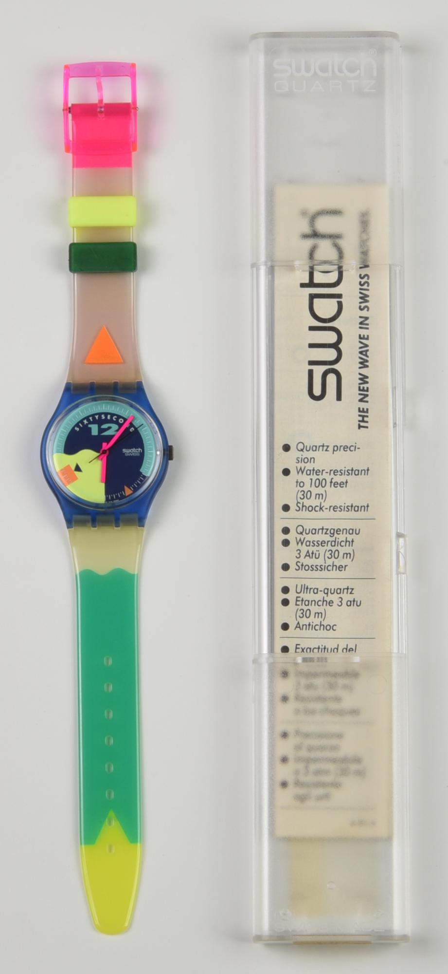 SWATCH COLD FEVER, 1991 mod. NOSEWHEELIE, cod. GN115 anno 1991 Completo di...