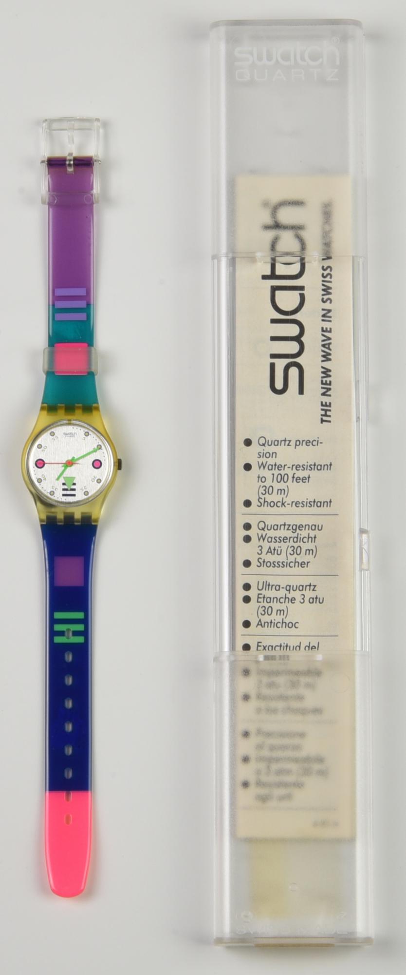 SWATCH COLD FEVER, 1991 mod. STIFFY, cod. LK127 anno 1991 Completo di scatola...